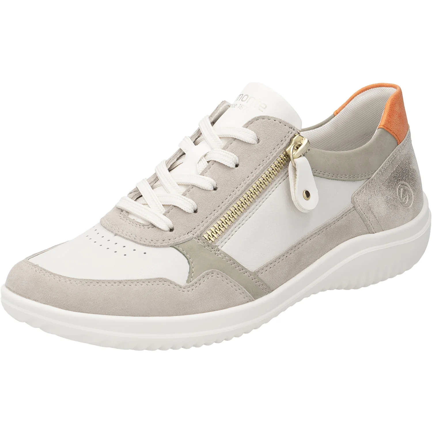 Remonte D1E06-80 Women's Sneakers Off White/Sable/Muschel - Image 4