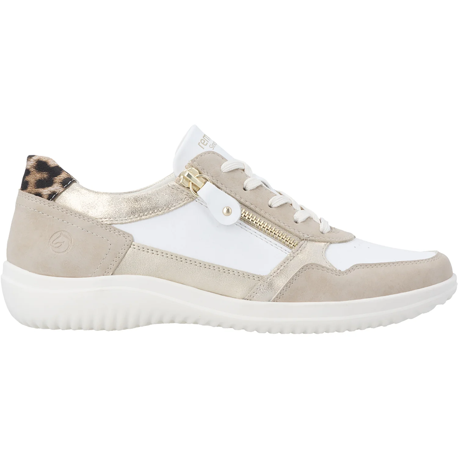 Remonte D1E06-82 Women's Sporty Lace Up Shoes Ginger/Weiss/Muschel