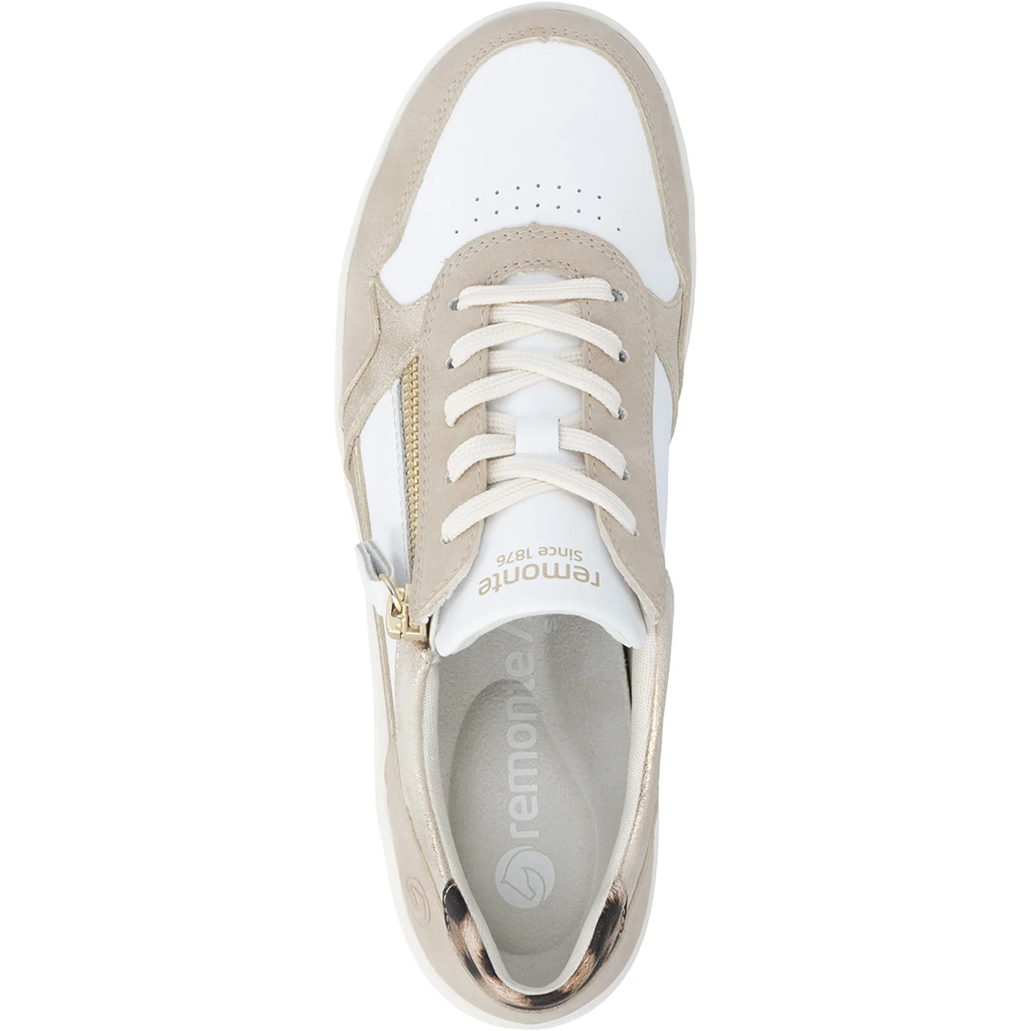 Remonte D1E06-82 Women's Sporty Lace Up Shoes Ginger/Weiss/Muschel - Image 2