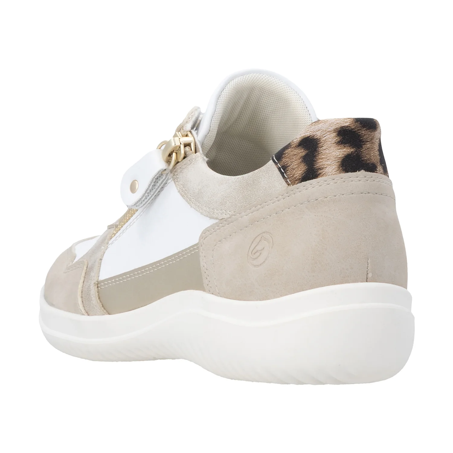 Remonte D1E06-82 Women's Sporty Lace Up Shoes Ginger/Weiss/Muschel - Image 6