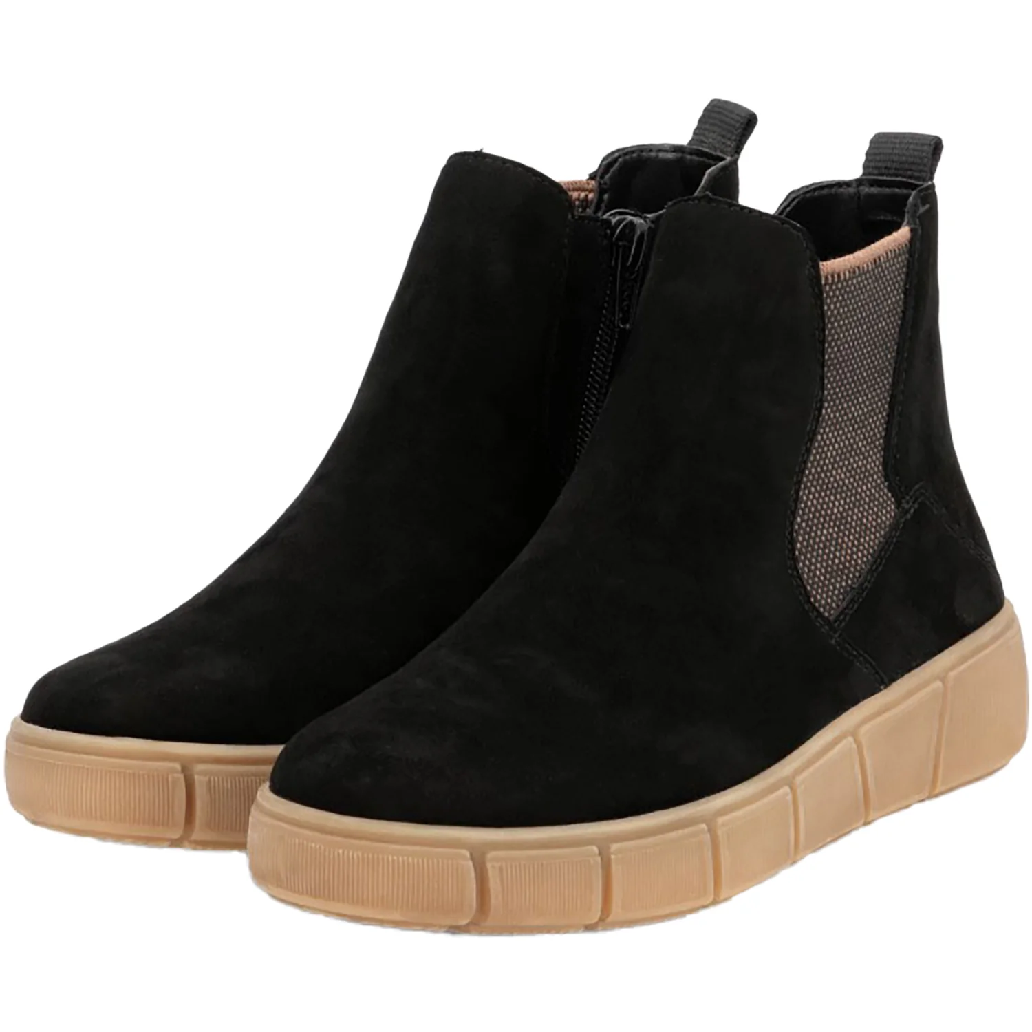 Remonte D1T71-00 Women's Boots Schwarz/Schwarz/Braun Leather - Image 5