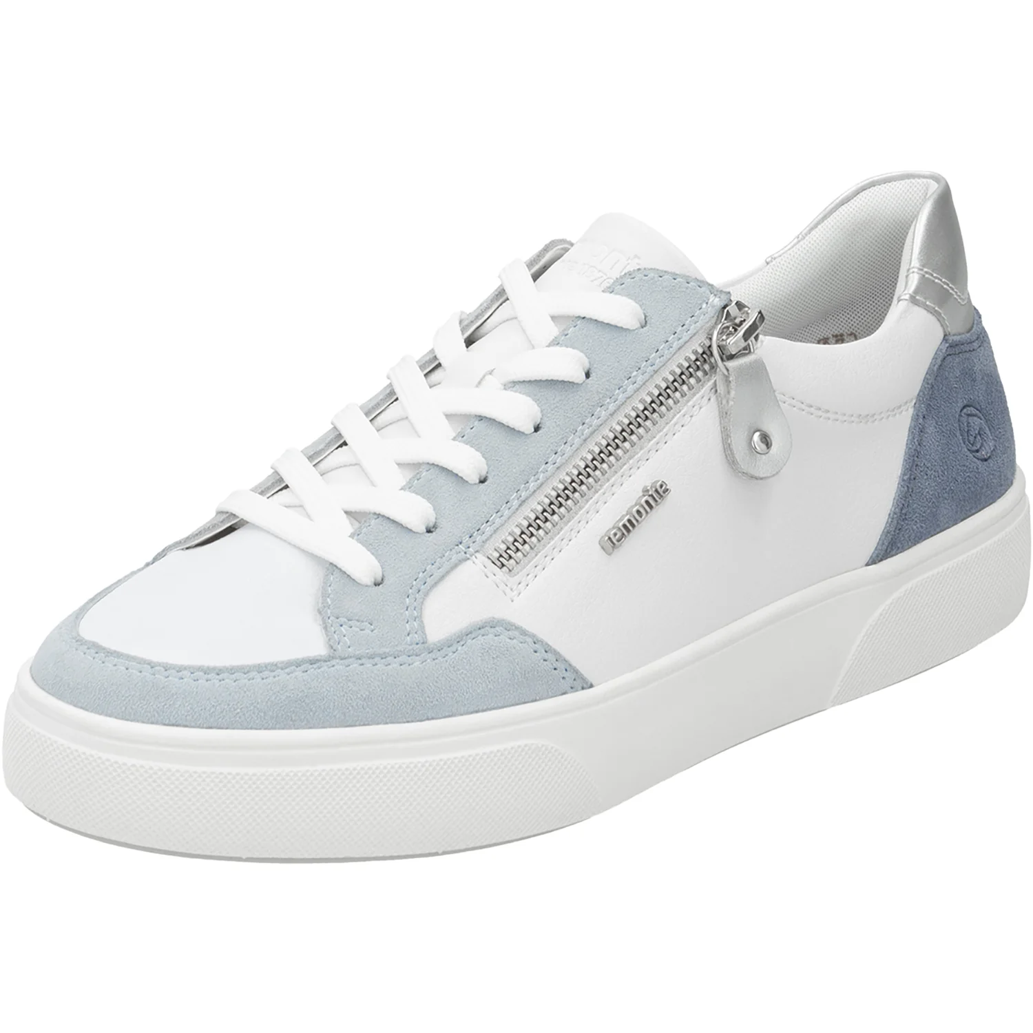 Remonte D2J01-80 Women's Sneakers Bleu/Weiss/Jeans/Silver - Image 5
