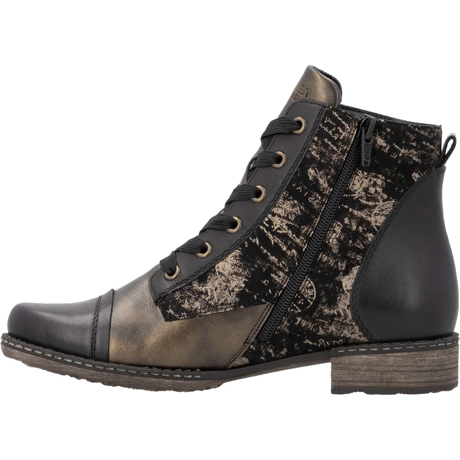 Remonte D4381-03 Women's Water Resistant Boots Schwarz/Antik/Schwarz Synthetic - Image 3