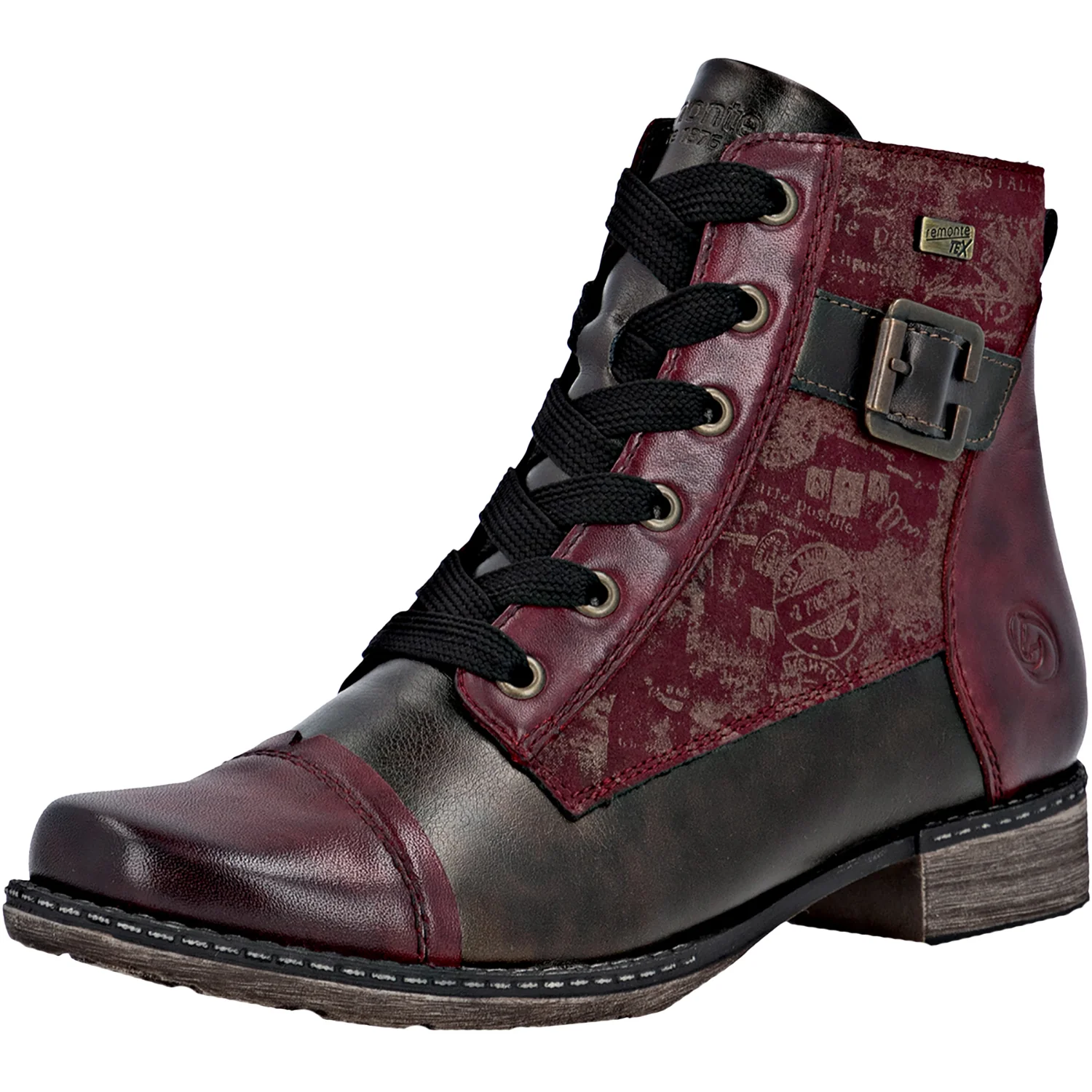 Remonte D4381-35 Chandra 81 Women's Boots Vino/Antik/Bordeaux - Image 5