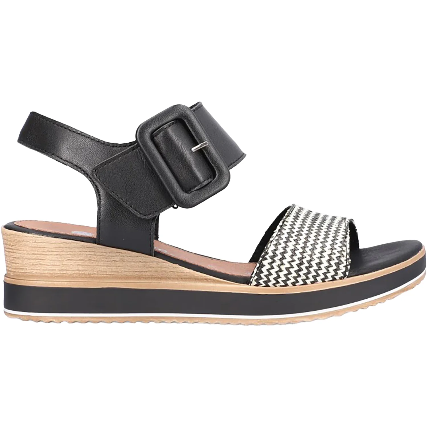 Remonte D6453-02 Jerilyn 53 Women's Sandals Schwarz-Crema/Schwarz