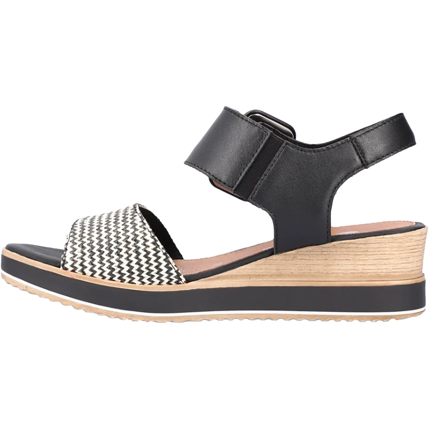 Remonte D6453-02 Jerilyn 53 Women's Sandals Schwarz-Crema/Schwarz - Image 3