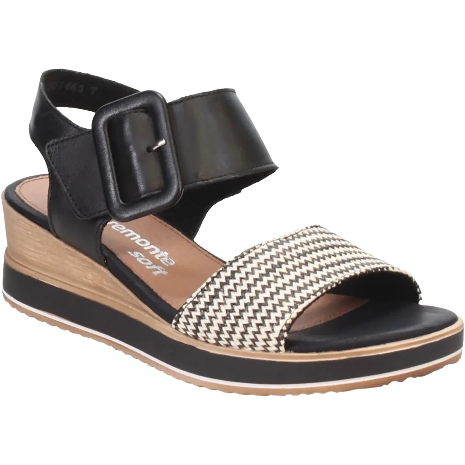 Remonte D6453-02 Jerilyn 53 Women's Sandals Schwarz-Crema/Schwarz - Image 5