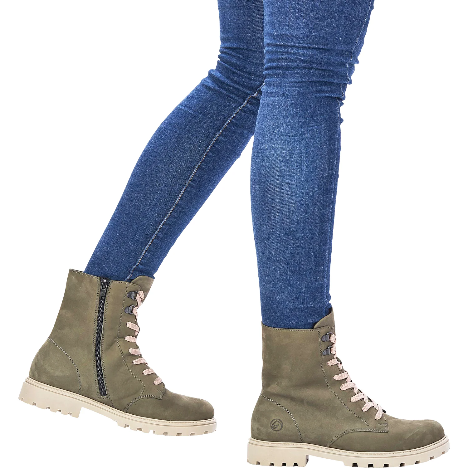 Remonte D8479-54 Samira 79 Women's Combat Boots Moor Nubuck - Image 4