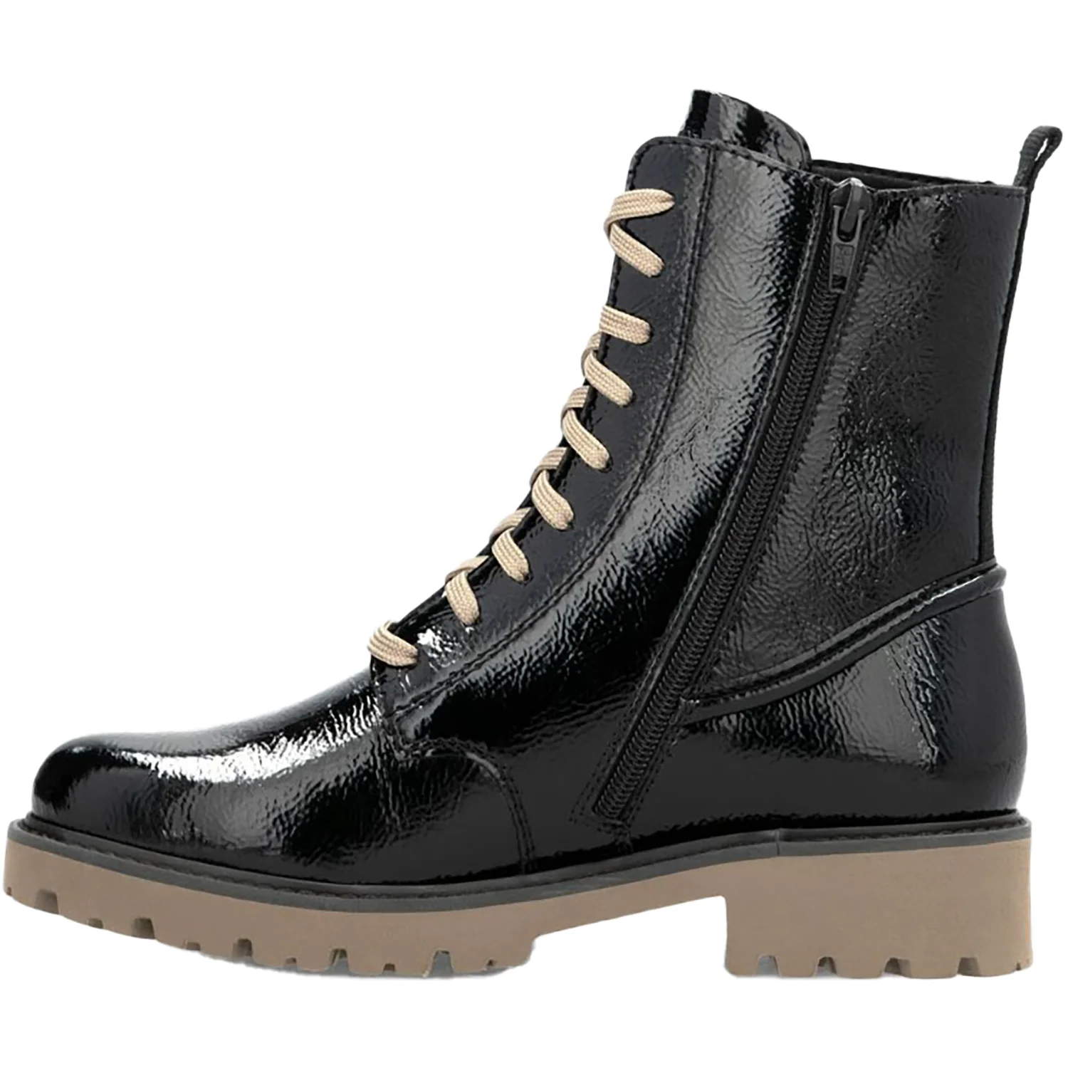 Remonte D8663-00 Women's Boots Black Crashlack Patent Leather - Image 3