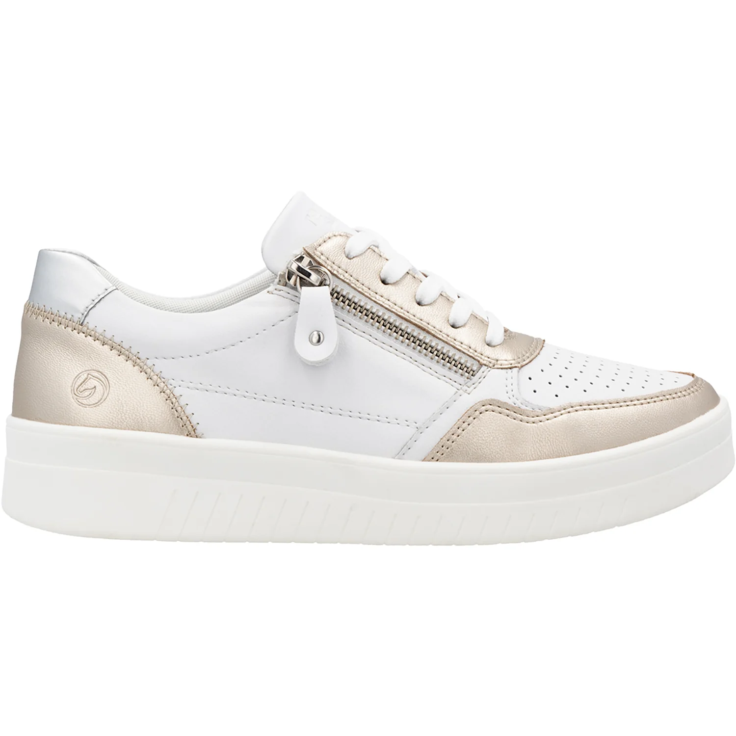 Remonte DOJ05-81 Kendra 01 Women's Sneakers Pale Gold/Weiss/Silver