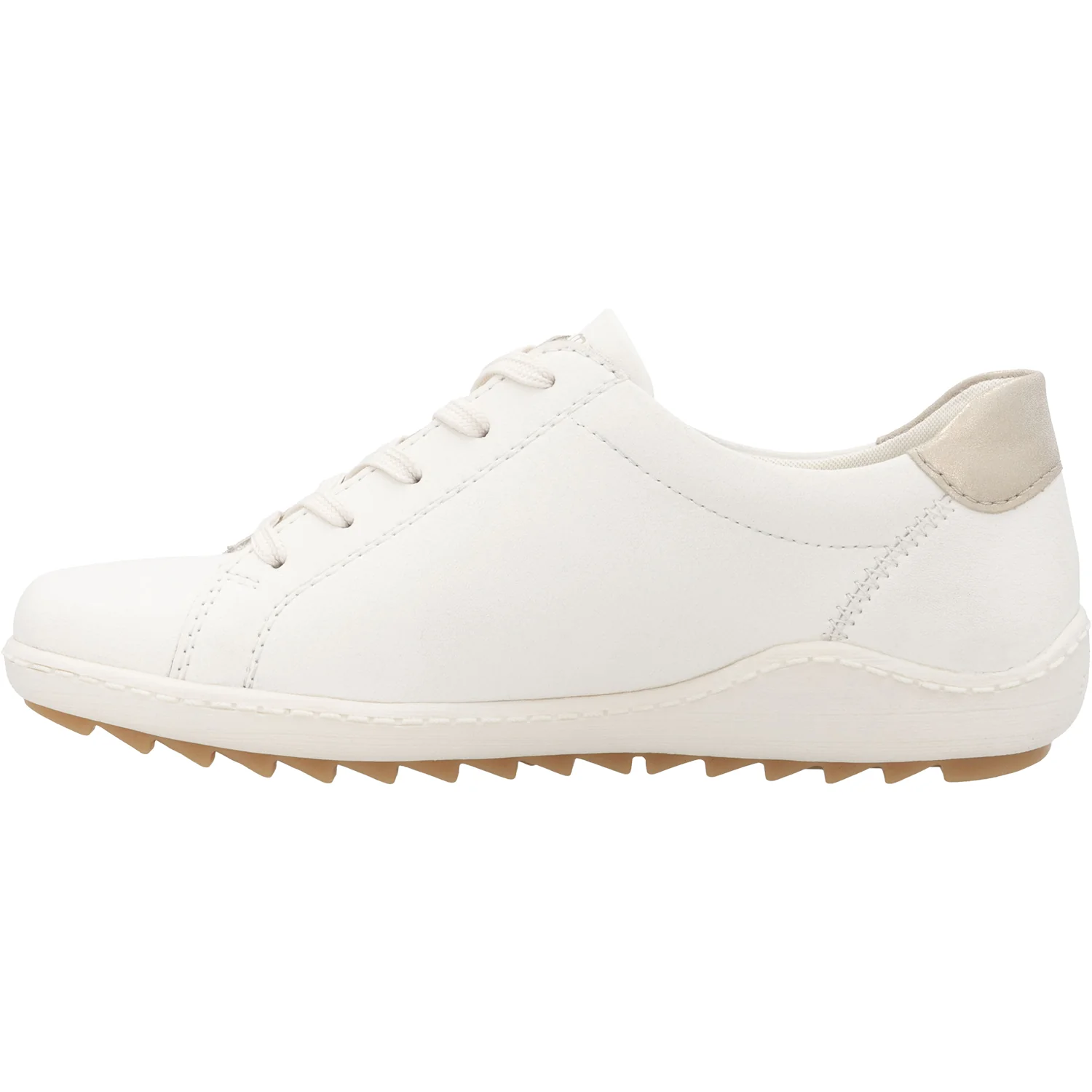 Remonte R1432-80 Liv 32 Women's Sneakers Paper/Muschel/Offwhite Leather - Image 3