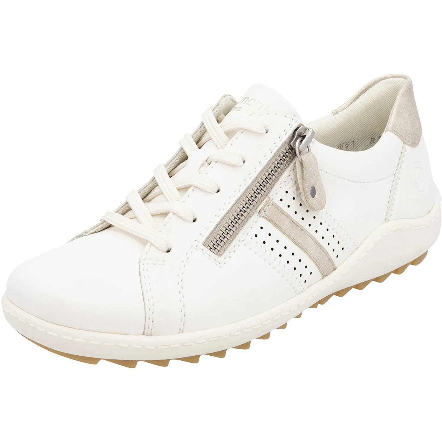 Remonte R1432-80 Liv 32 Women's Sneakers Paper/Muschel/Offwhite Leather - Image 5