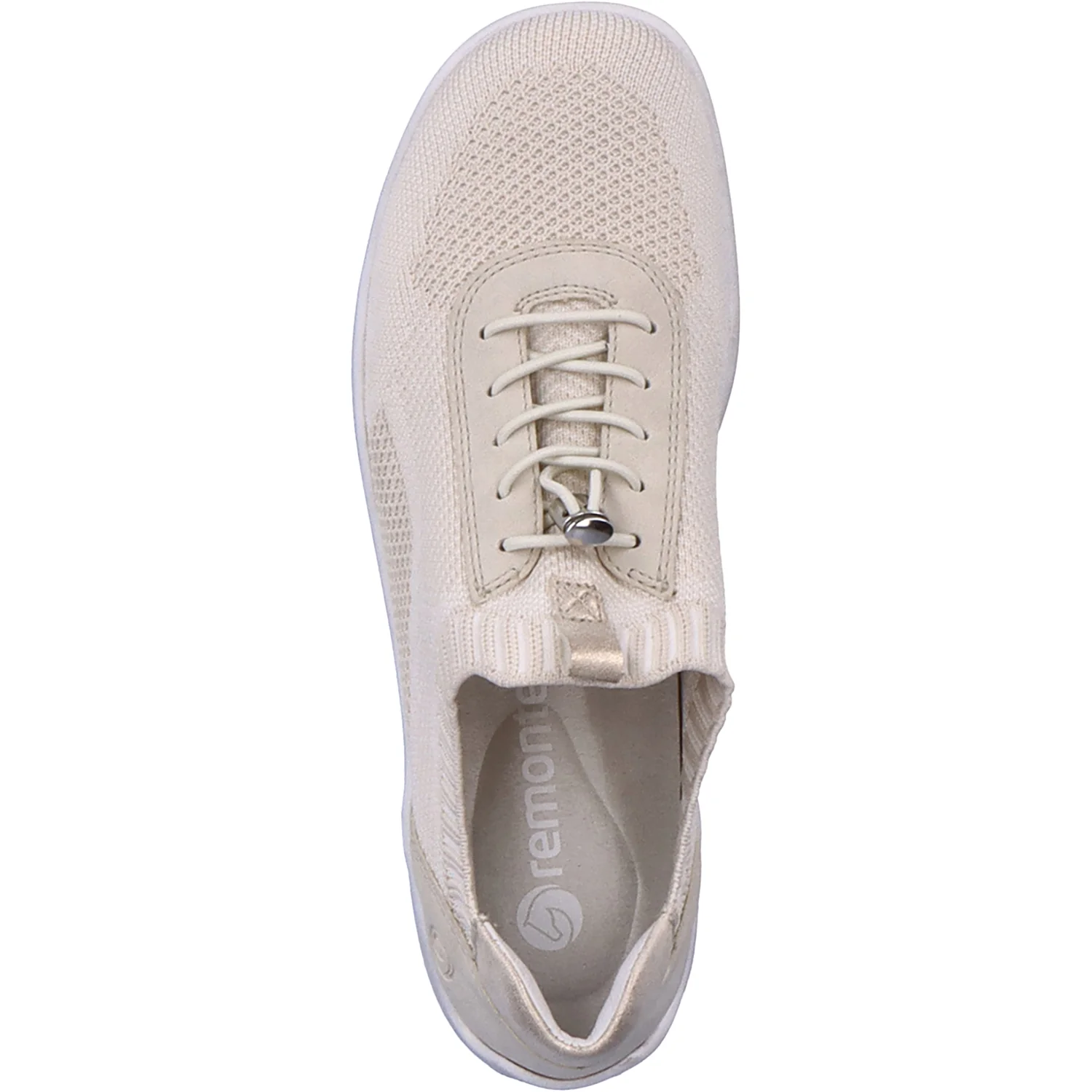 Remonte R3518-60 Liv 18 Women's Sneakers Vanilla/Weiss/Crema/Muschel Fabric - Image 2