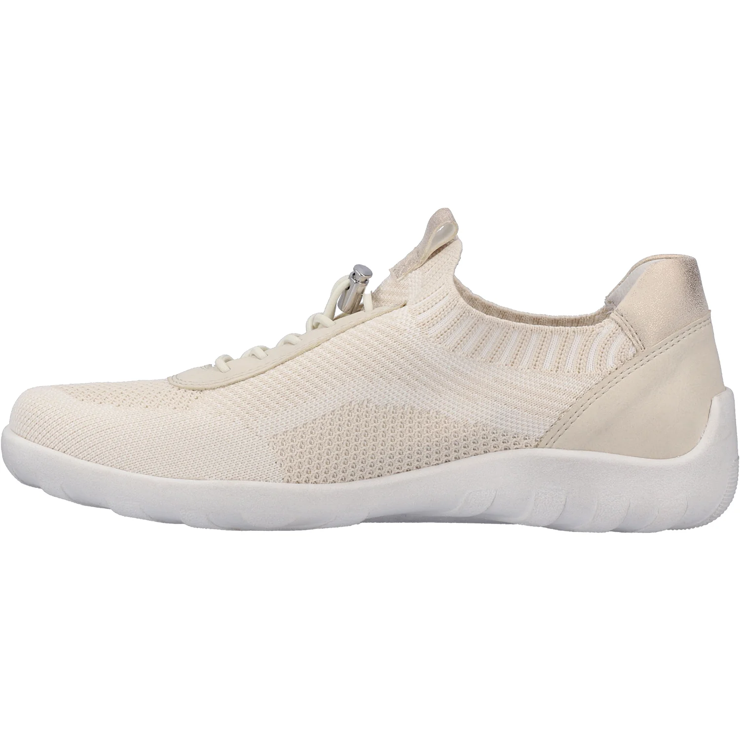 Remonte R3518-60 Liv 18 Women's Sneakers Vanilla/Weiss/Crema/Muschel Fabric - Image 3