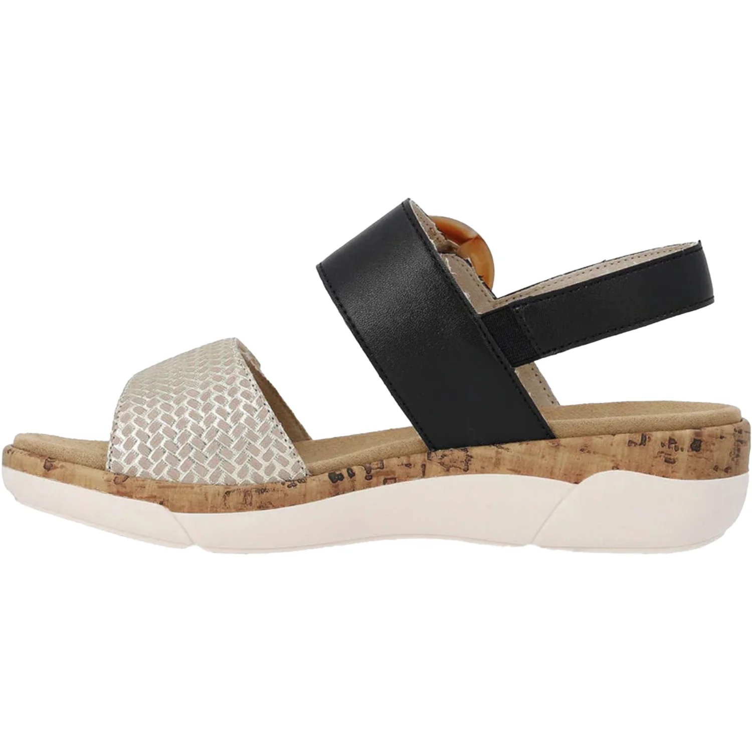Remonte R6853-02 Jocelyn 53 Women's Sandals Beige/Gold/Schwarz - Image 3