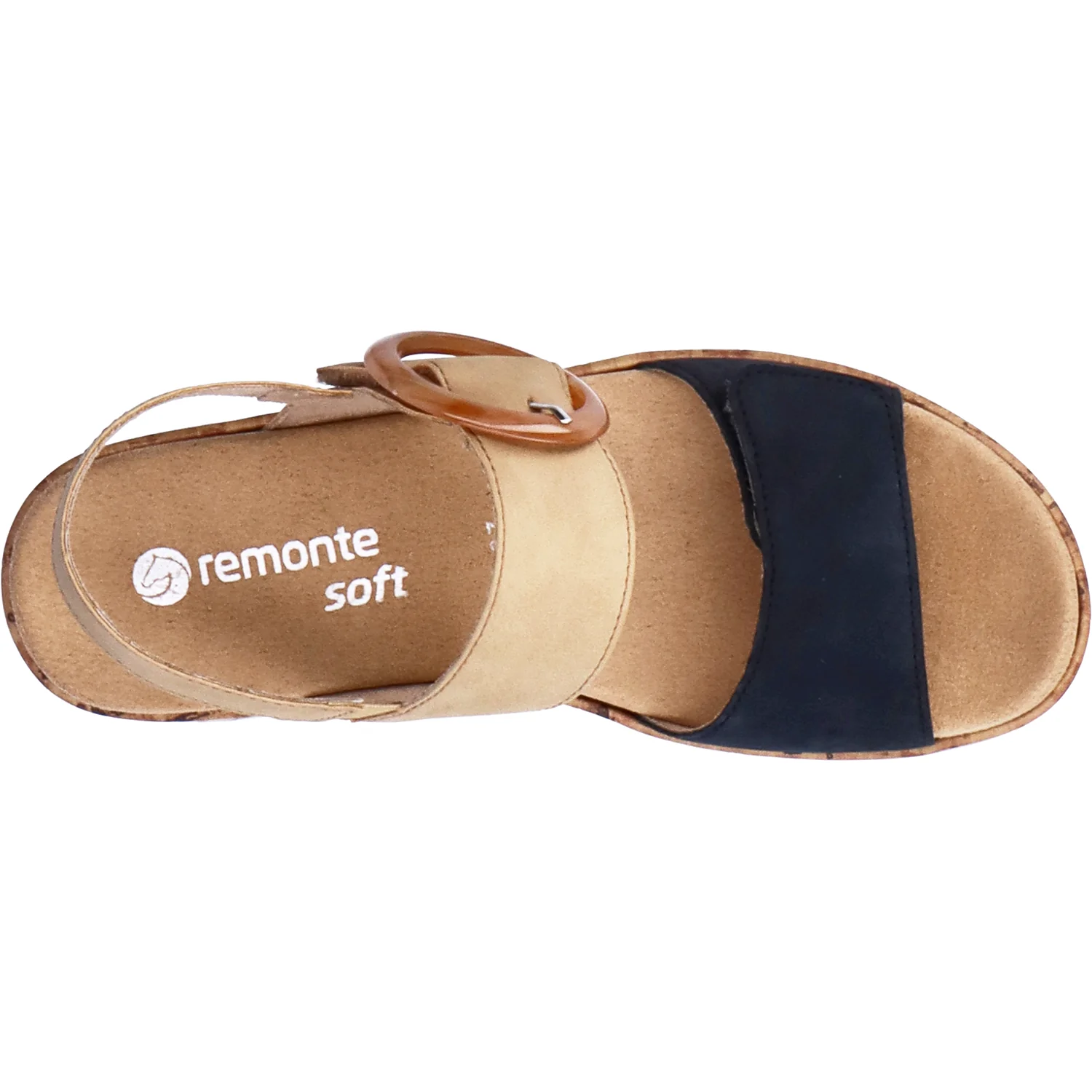 Remonte R6853-60 Jocelyn 53 Women's Sandals Pazific/Sand Nubuck - Image 2