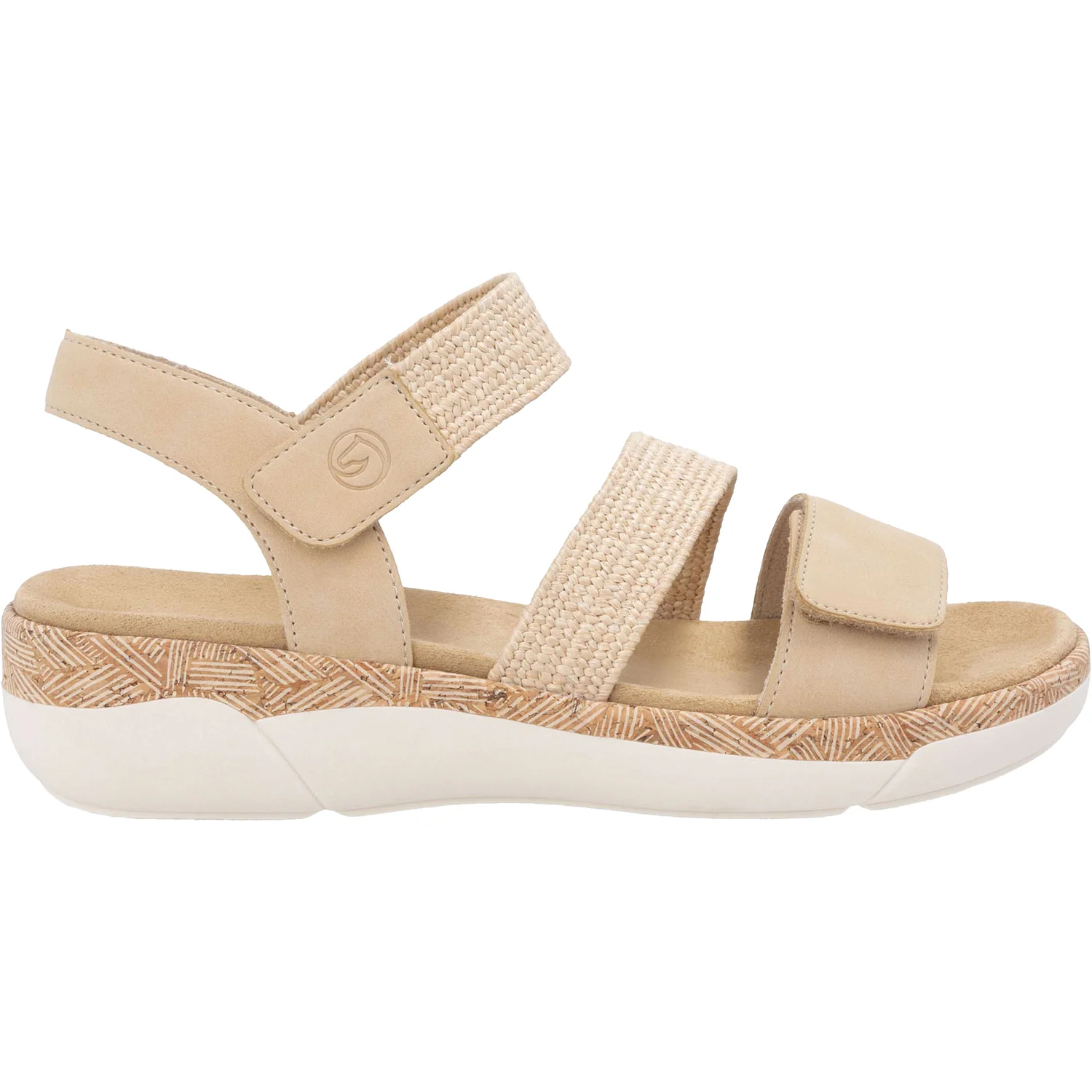 Remonte R6861-20 Women's Sandals Tan Woven Stretch
