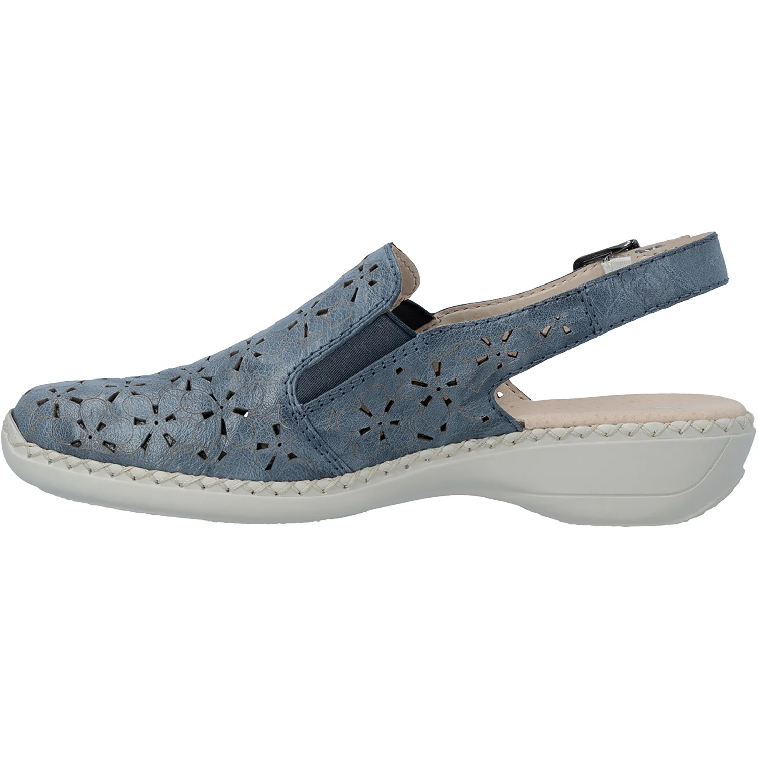 Rieker 41371-12 Doris Women's Shoes Whitelake - Image 3