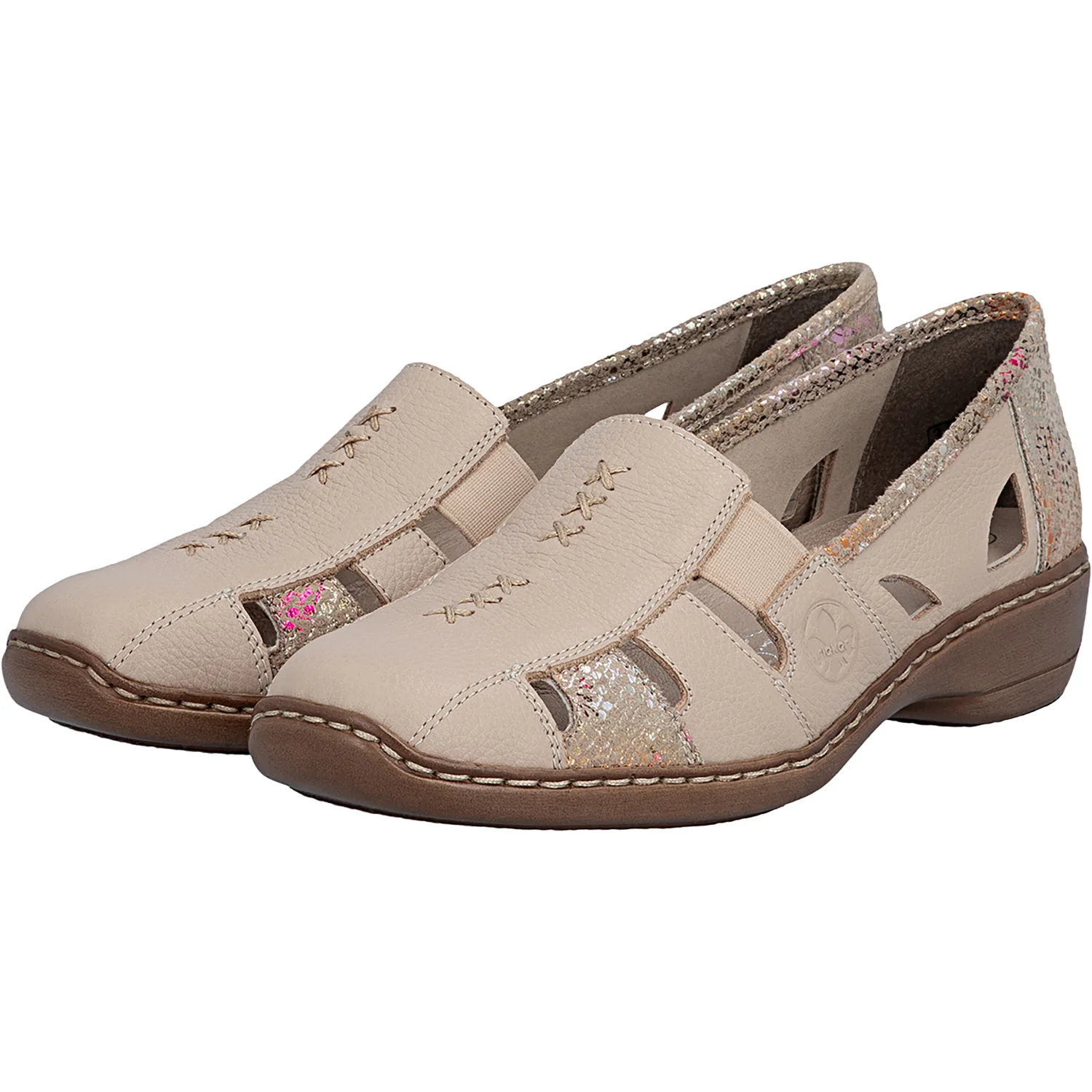 Rieker 41385-63 Doris Women's Slip Ons Cliff/Multi - Image 7