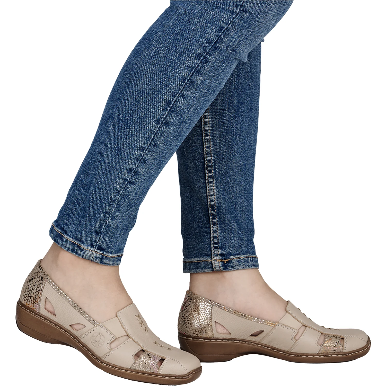Rieker 41385-63 Doris Women's Slip Ons Cliff/Multi - Image 8