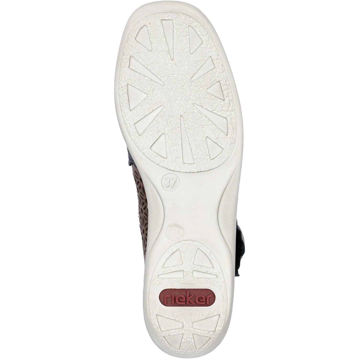 Rieker 413G4-14 Women's Mary Janes Traditional Pazifik/Mogano Leather - Image 4
