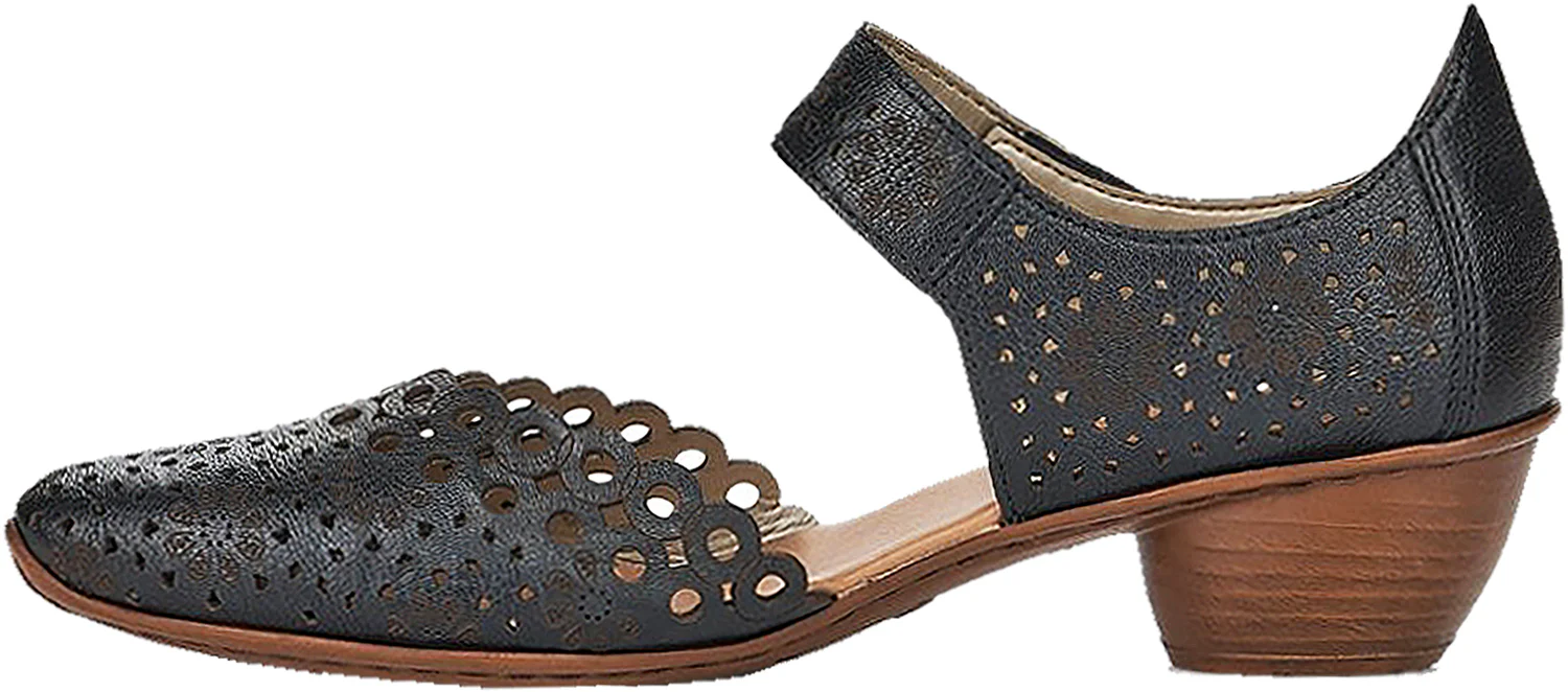 Rieker 43753-00 Mirjam Women's Mary Janes Black Leather - Image 3