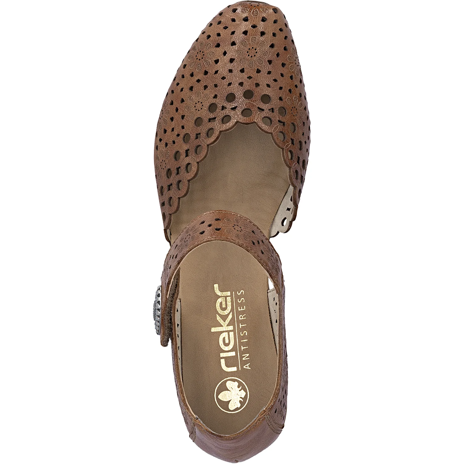Rieker 43753-22 Mirjam 53 Women's Dressy Mary Janes Cuoio - Image 2