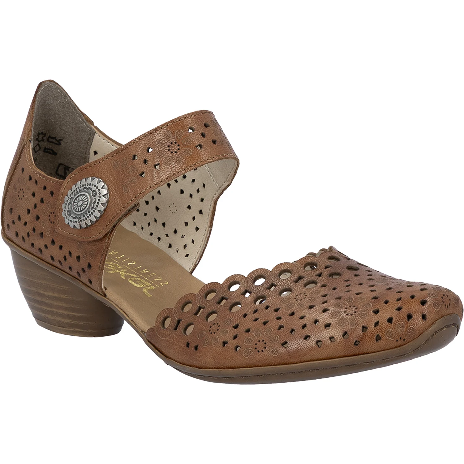 Rieker 43753-22 Mirjam 53 Women's Dressy Mary Janes Cuoio - Image 5