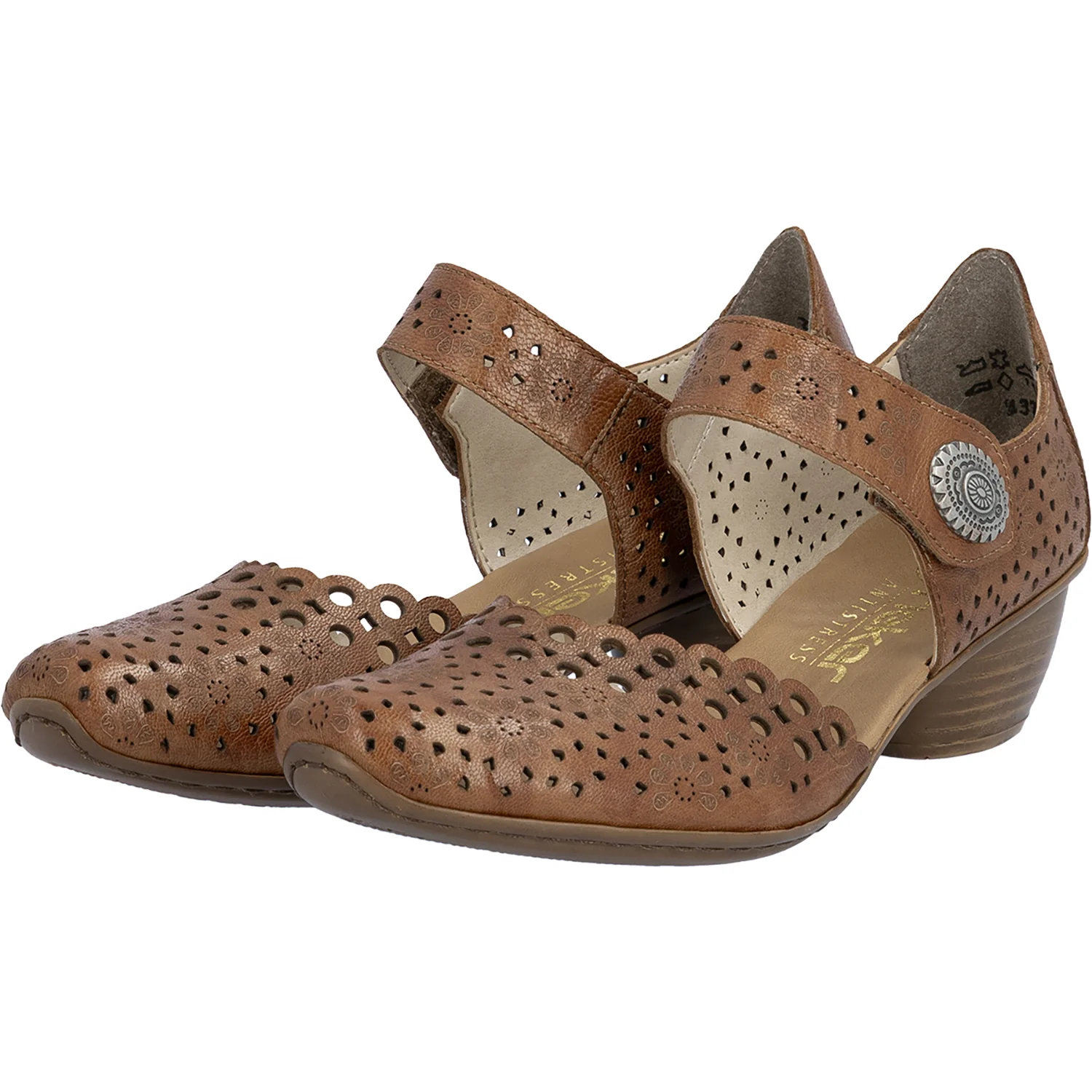 Rieker 43753-22 Mirjam 53 Women's Dressy Mary Janes Cuoio - Image 7