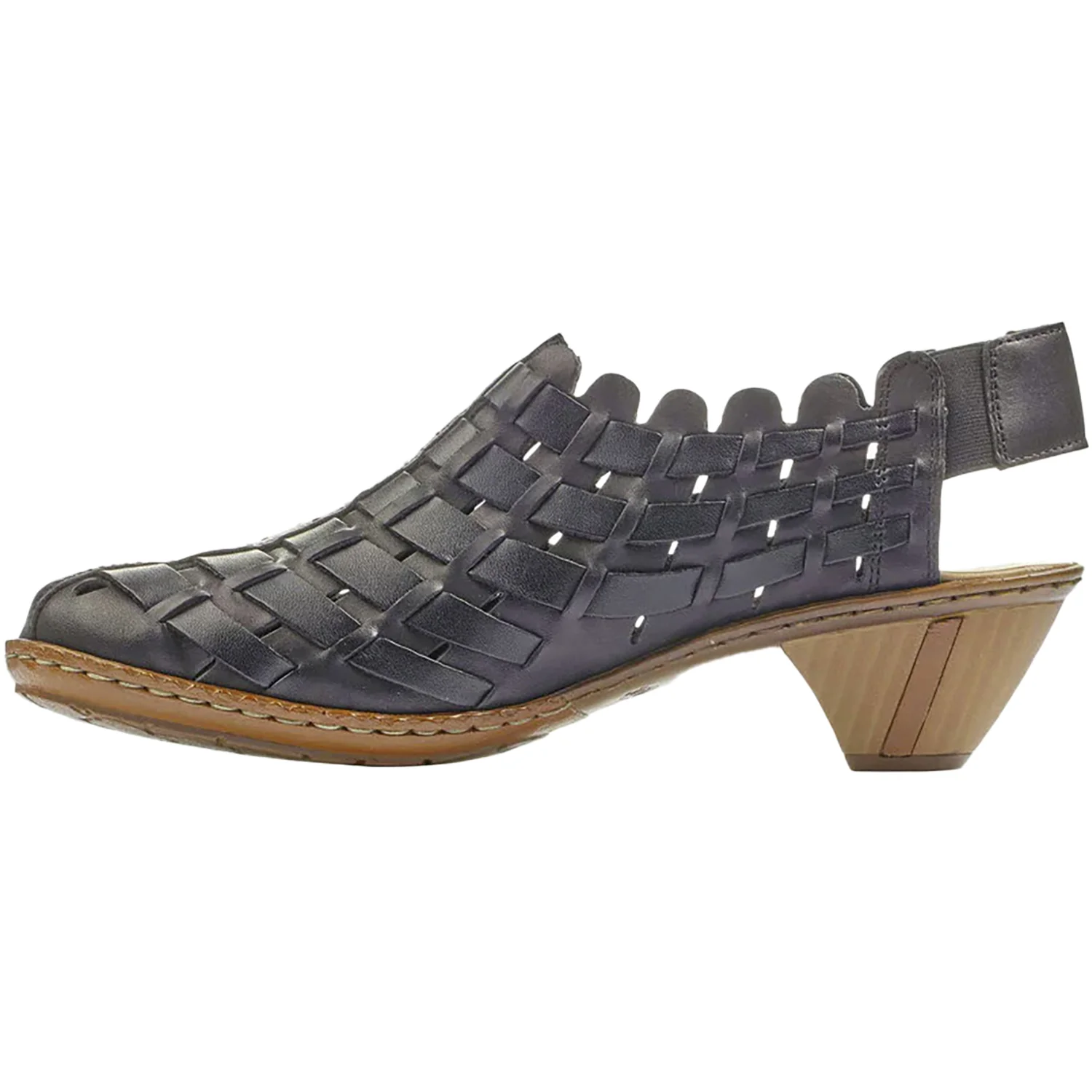 Rieker 46778-01 Sina 78 Women's Slingback Black Leather - Image 3