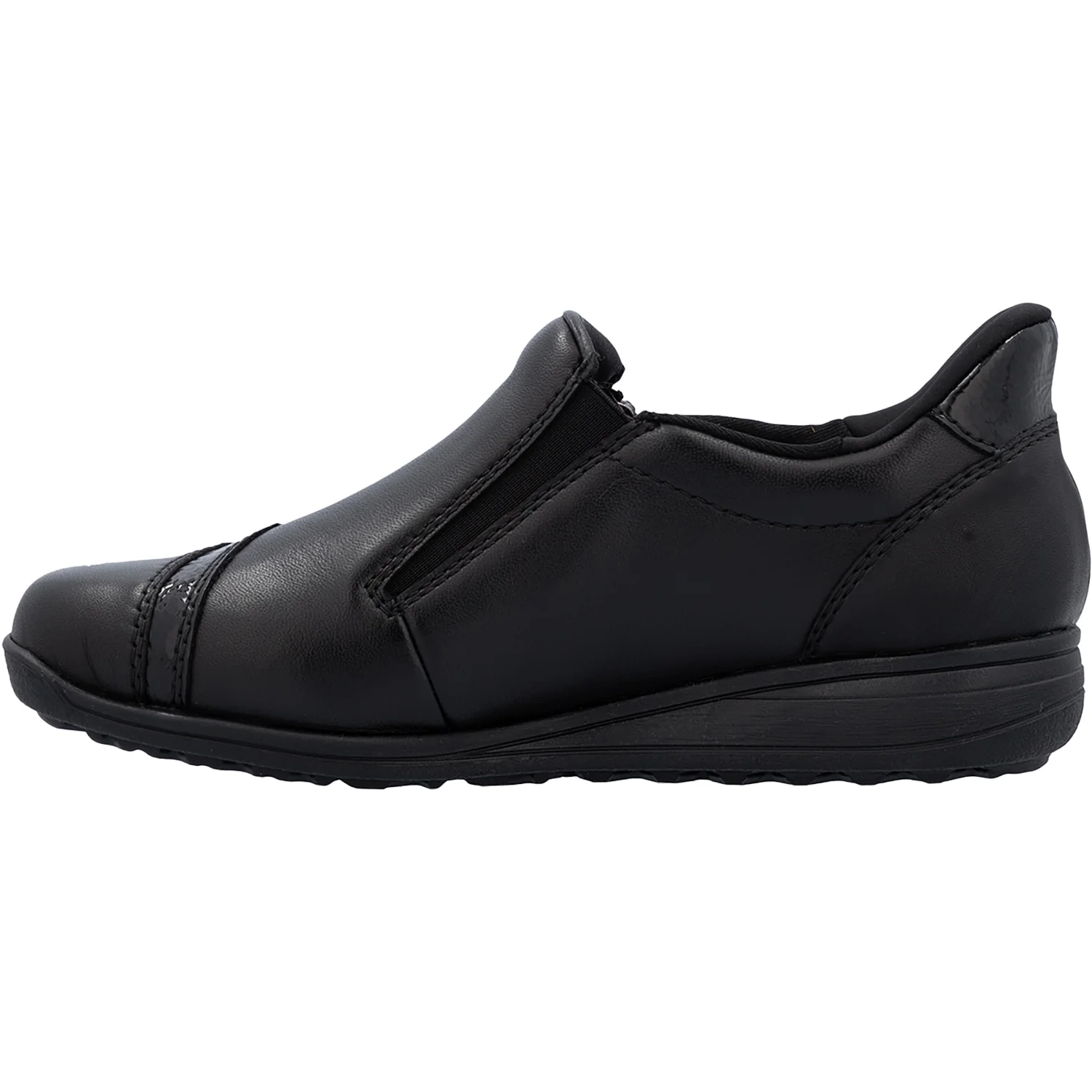 Rieker 47264-00 Women's Slip Ons Traditional Schwarz/Black/Schwarz - Image 3