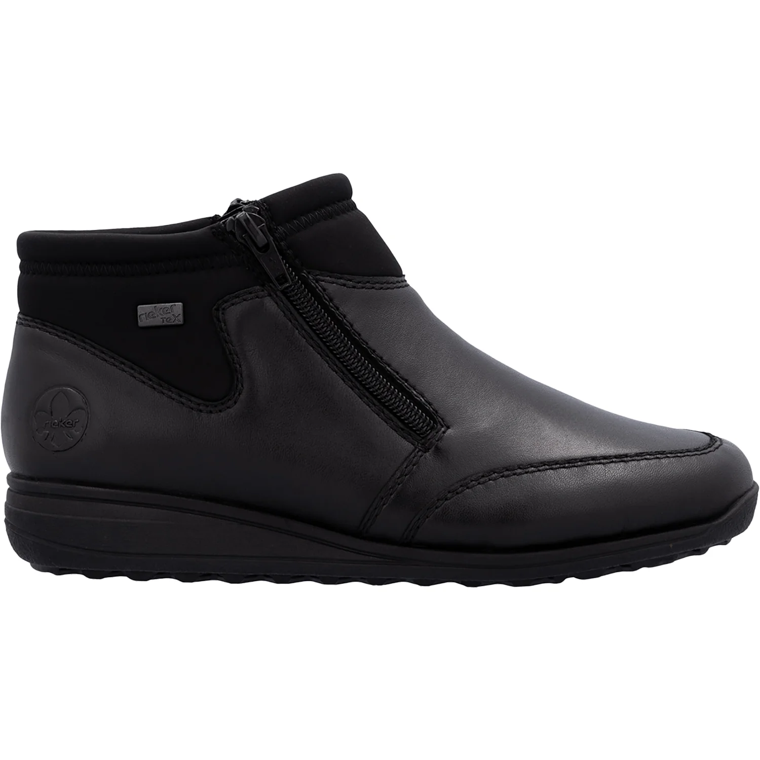 Rieker 47270-00 Women's Booties Schwarz/Schwarz