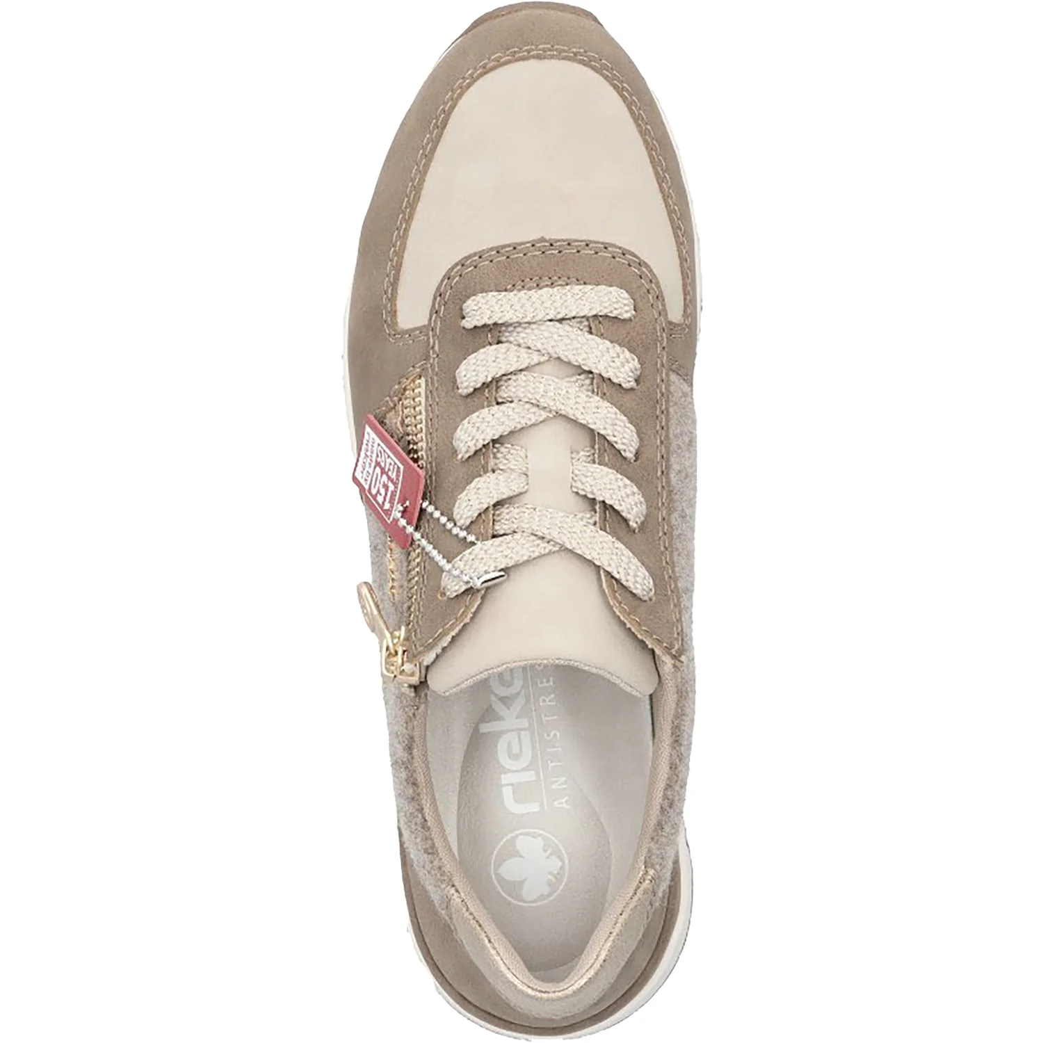 Rieker 58902-64 Women's Shoes Fango/Ginger/Gold Combi Synthetic - Image 2