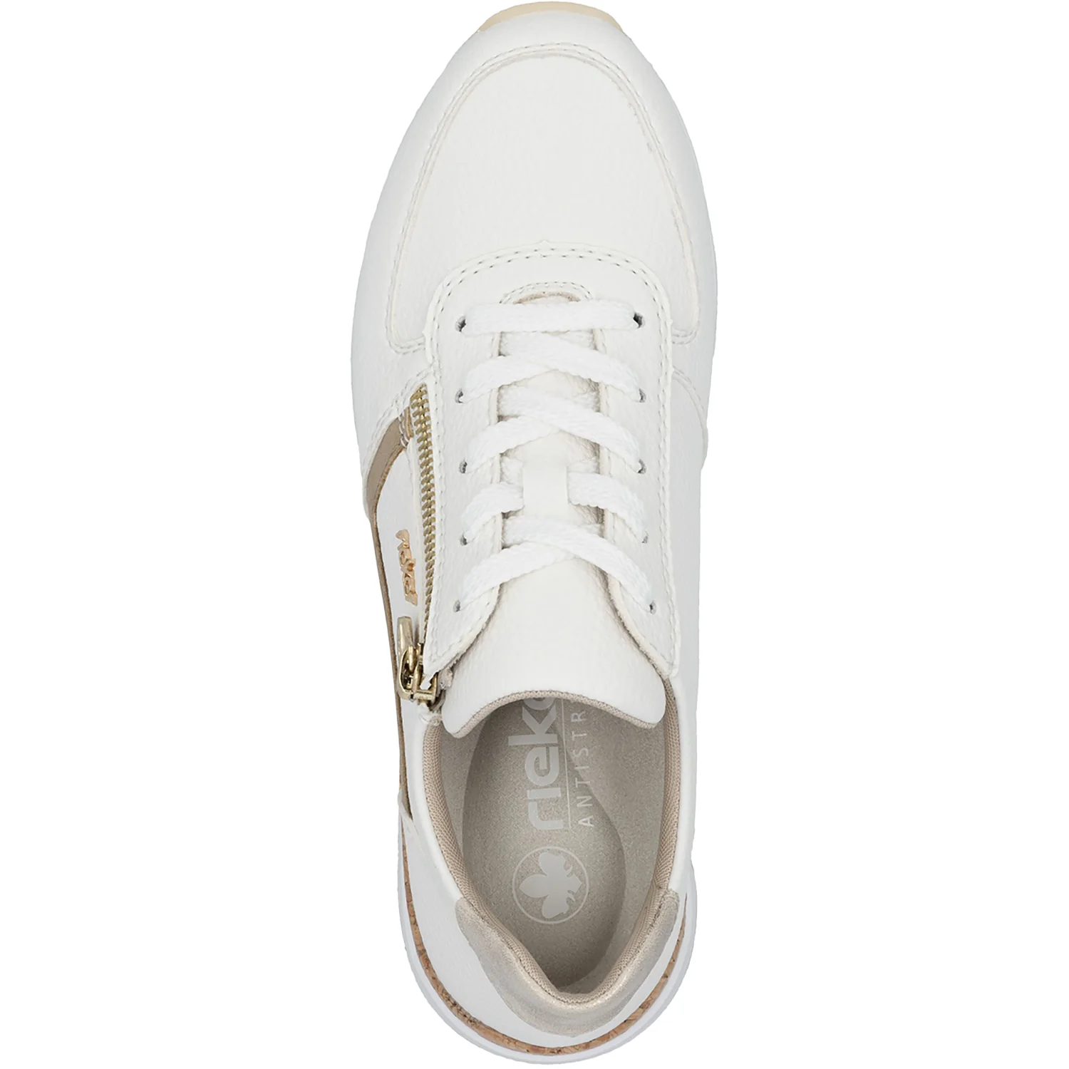 Rieker 58902-80 Women's Shoes Weiss/Porzellan/Muschel Synthetic - Image 2