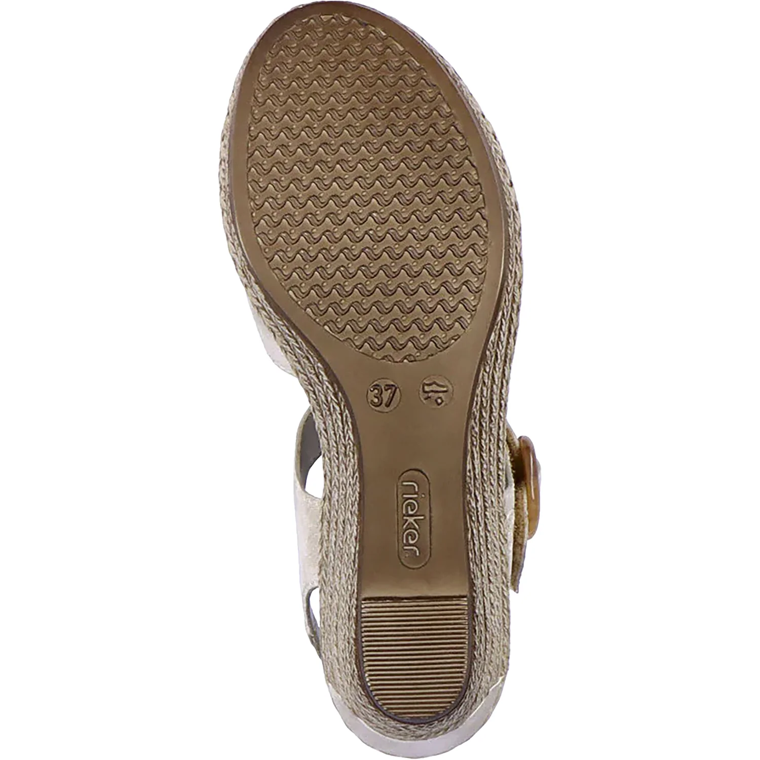 Rieker 62487-60 Fanni 87 Women's Wedge Sandals Muschel Synthetic - Image 4