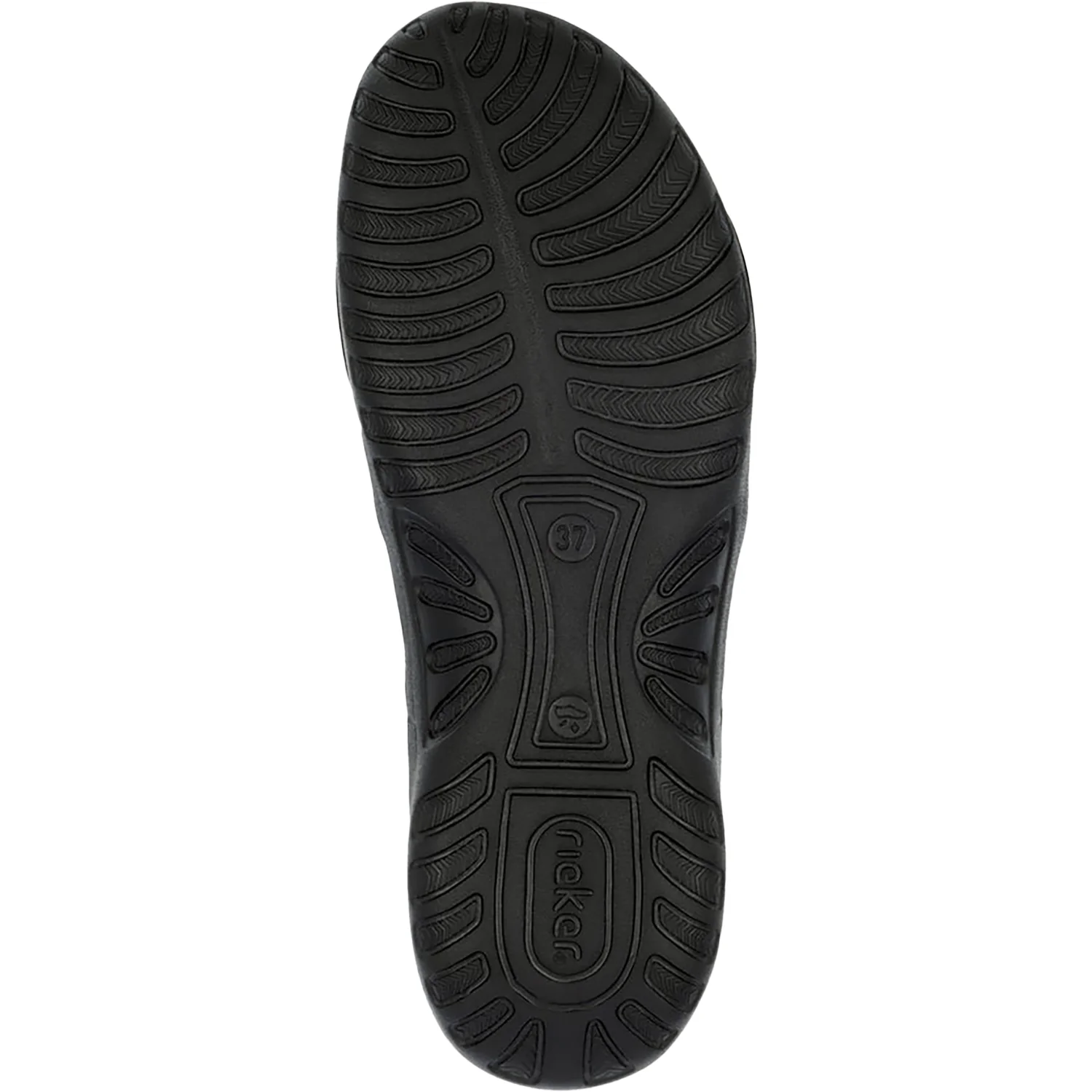 Rieker 64870-42 Women's Sandals Mineral/Schwarz Synthetic - Image 4
