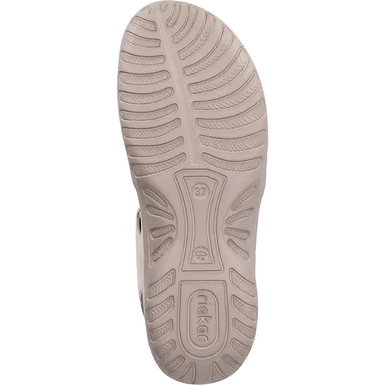 Rieker 64870-62 Franja Women's Active Sandals Ginger/Cliff/Weiss - Image 4