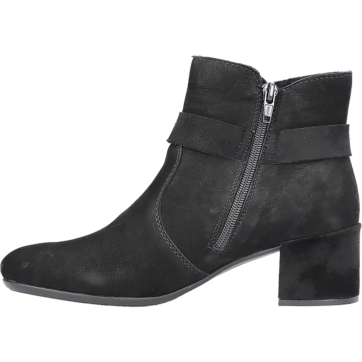 Rieker 70289-00 Sarah 89 Women's Ankle Boots Black Suede - Image 3