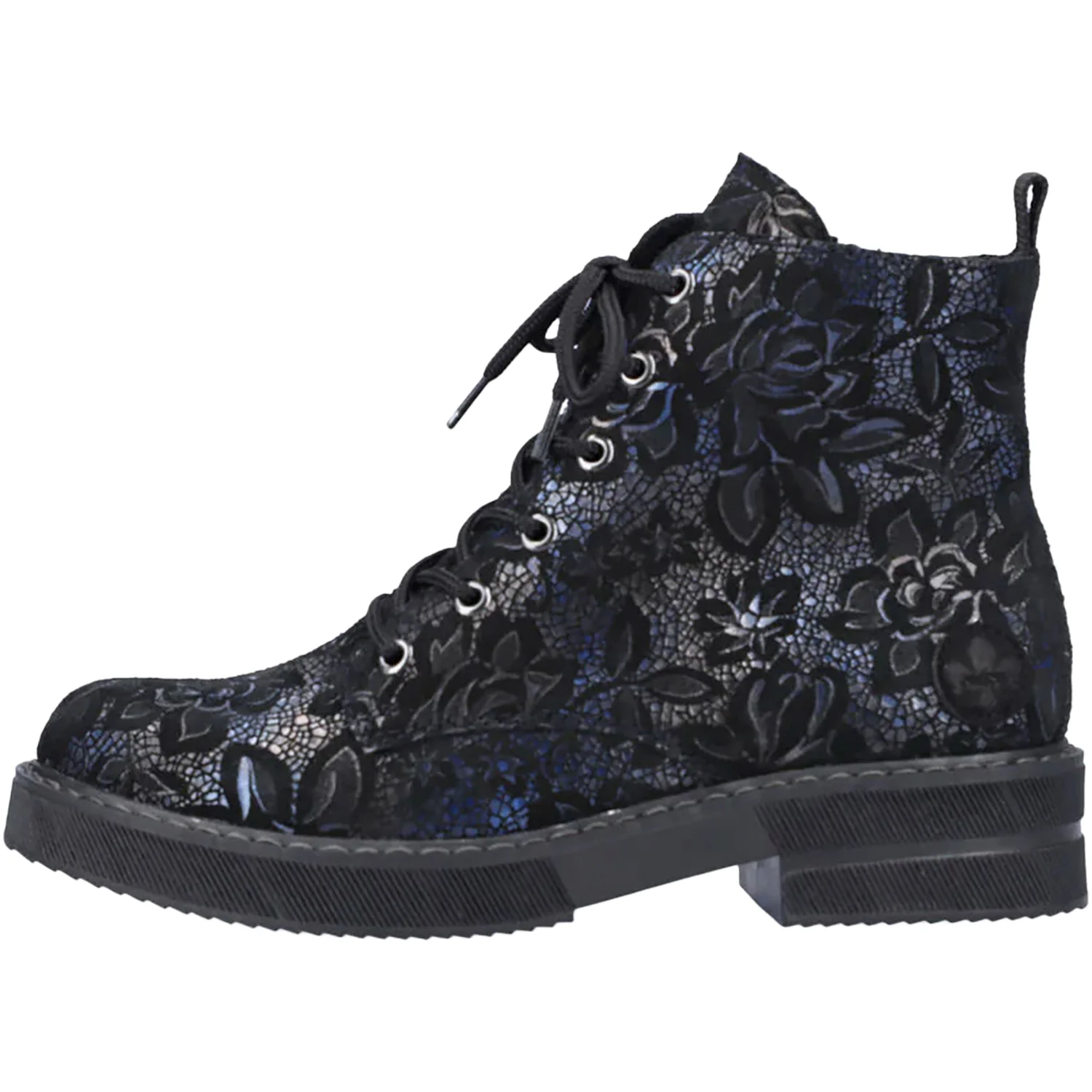 Rieker 72010-14 Payton Women's Boots Booties Navy/Schwarz Synthetic - Image 3