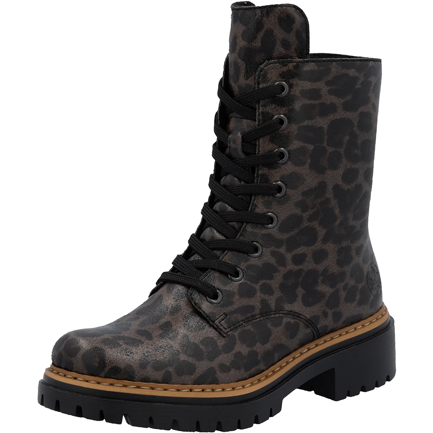 Rieker 72627-90 Women's Boots Grey Leprato Synthetic Leather - Image 5