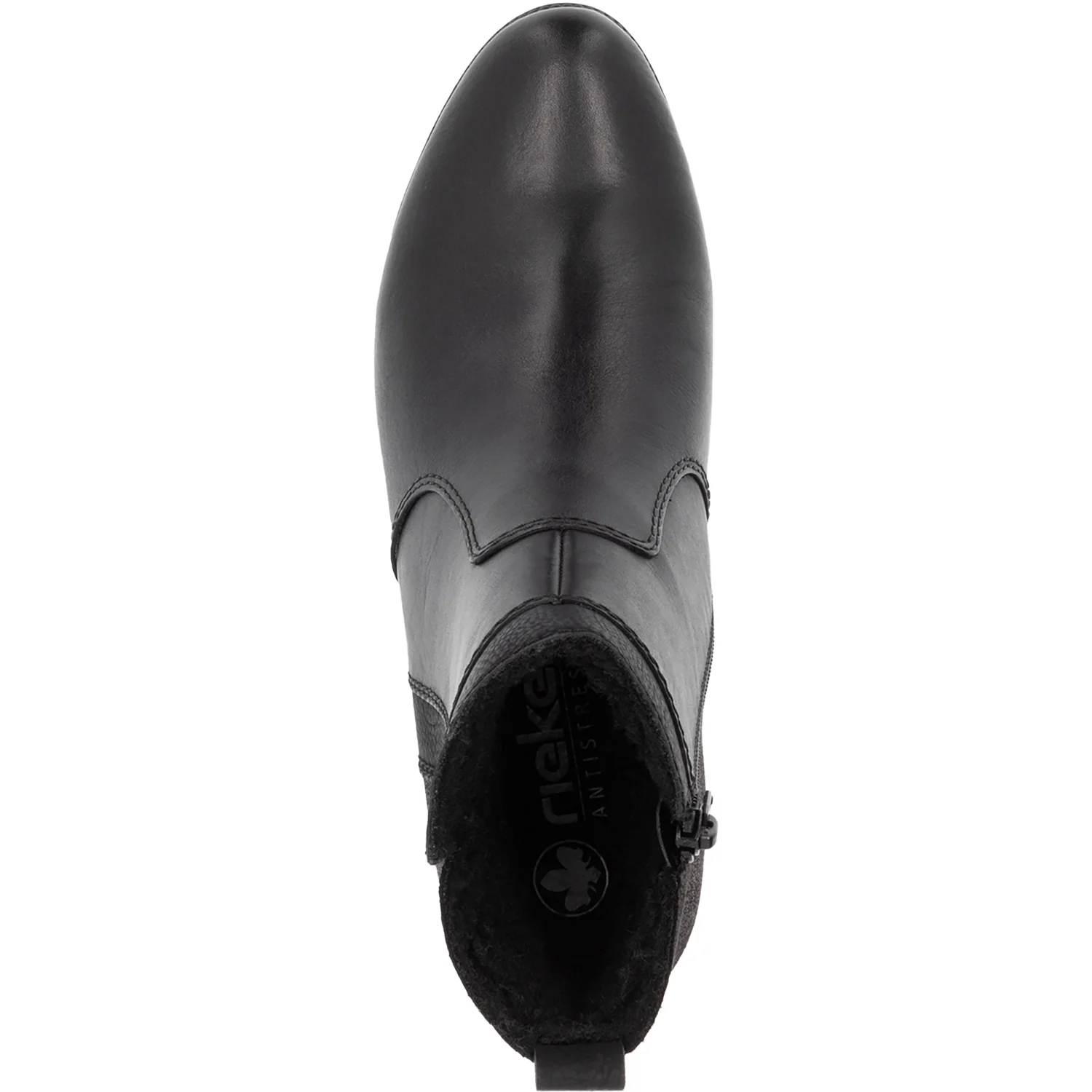 Rieker 78658-00 Women's Boots Schwarz/Schwarz/Schwarz Leather - Image 2