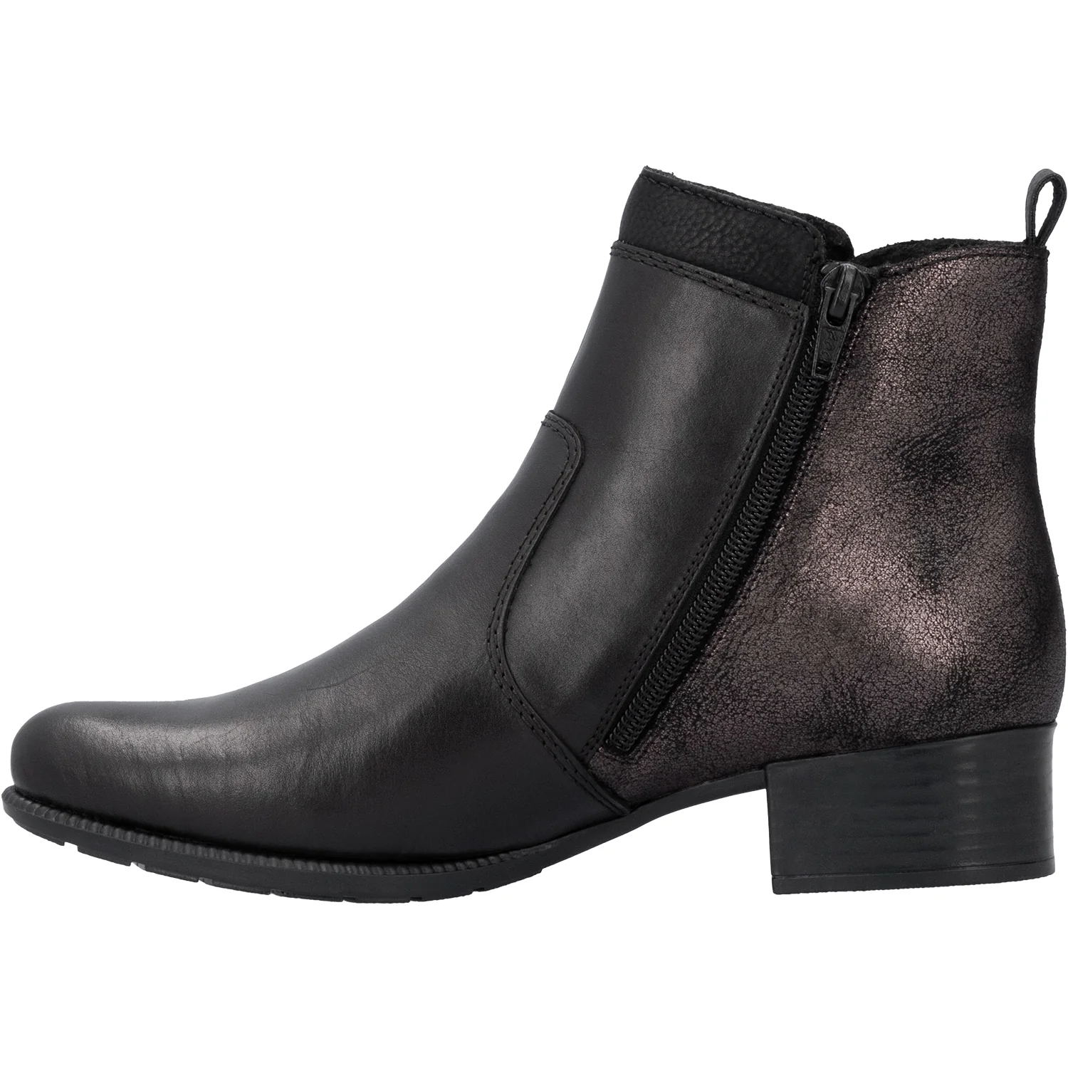 Rieker 78658-00 Women's Boots Schwarz/Schwarz/Schwarz Leather - Image 3