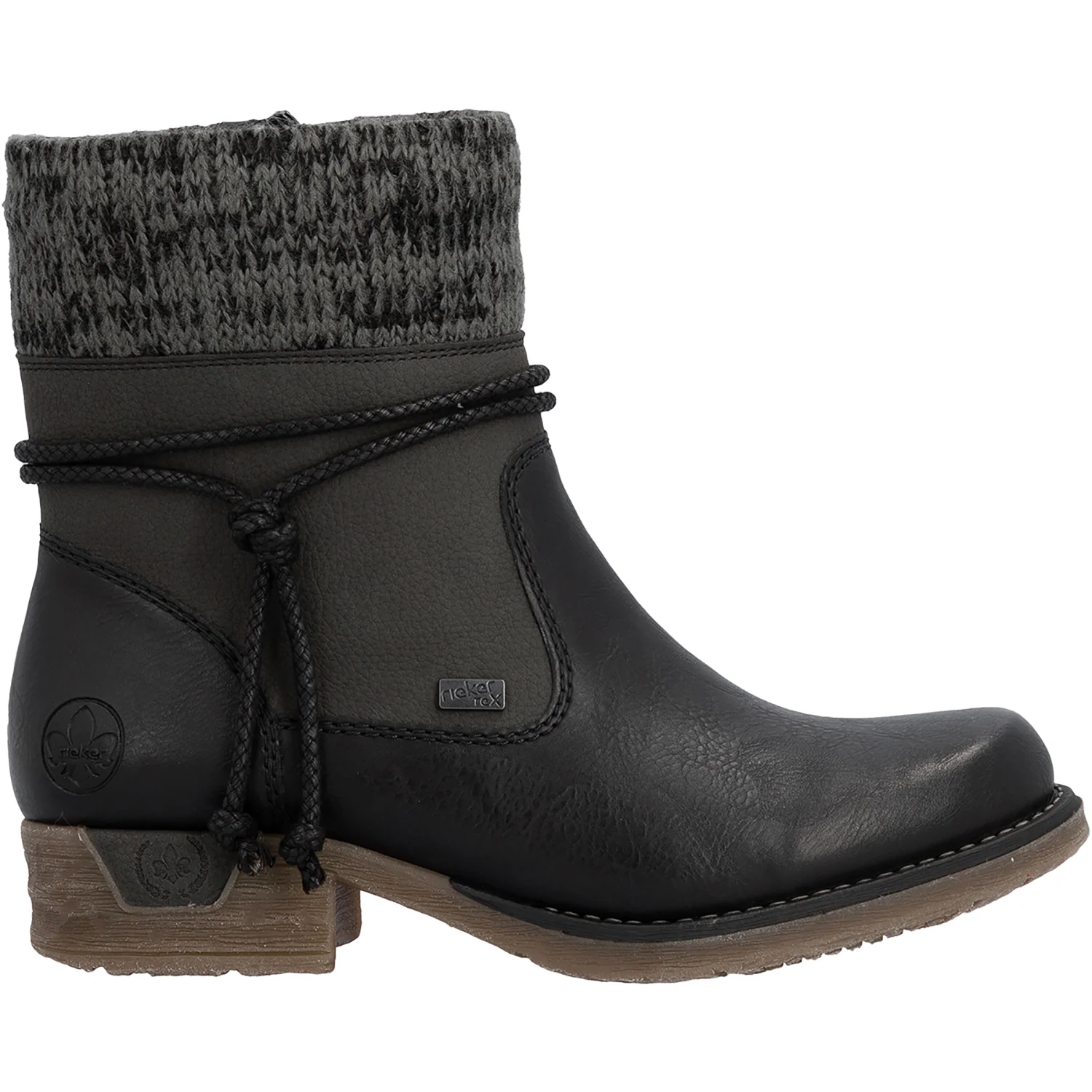 Rieker 79688-00 Fee Wool Women's Boots Schwarz/Stromboli/Athrazit