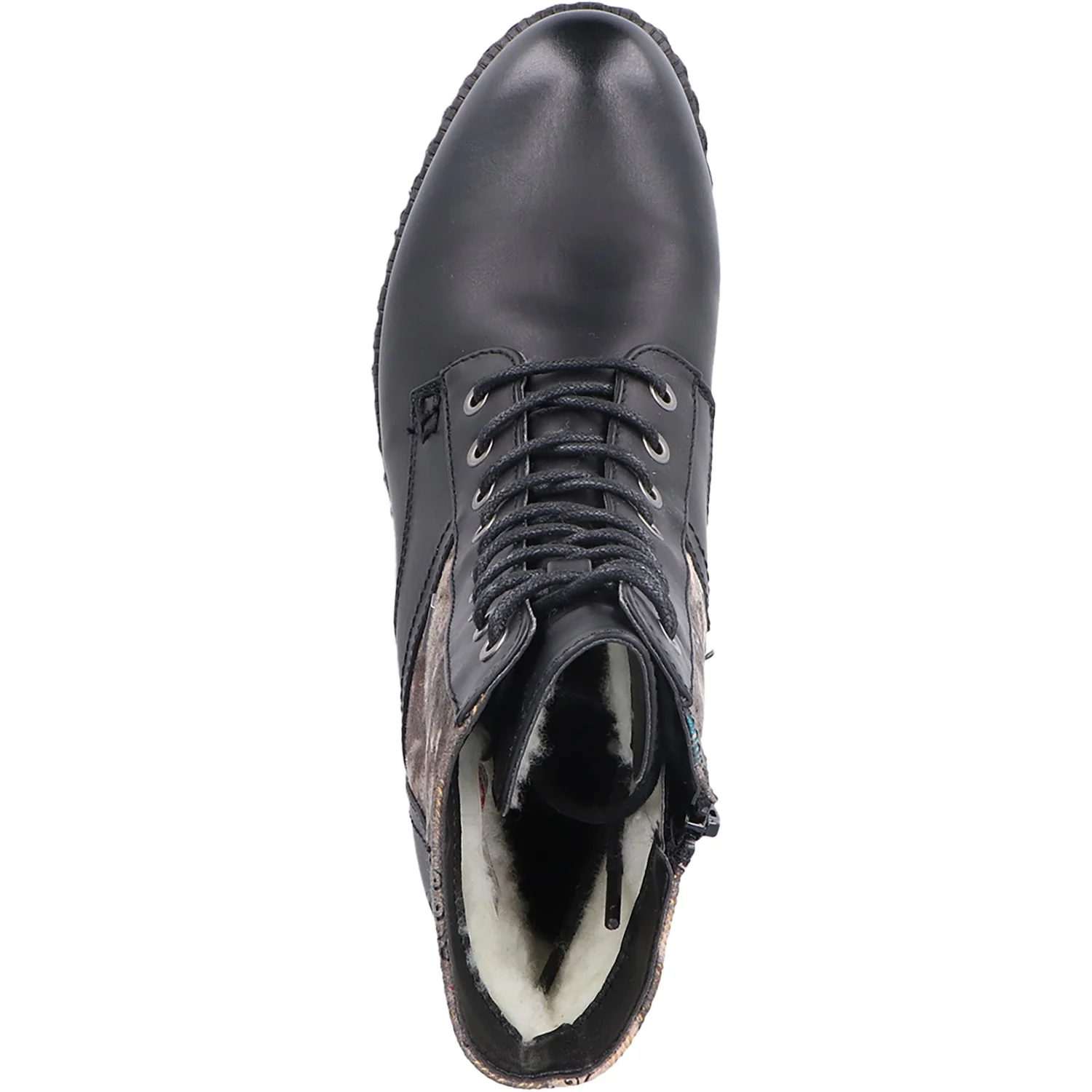 Rieker 93614-00 Women's Boots Schwarz/Rauch-Multi - Image 2
