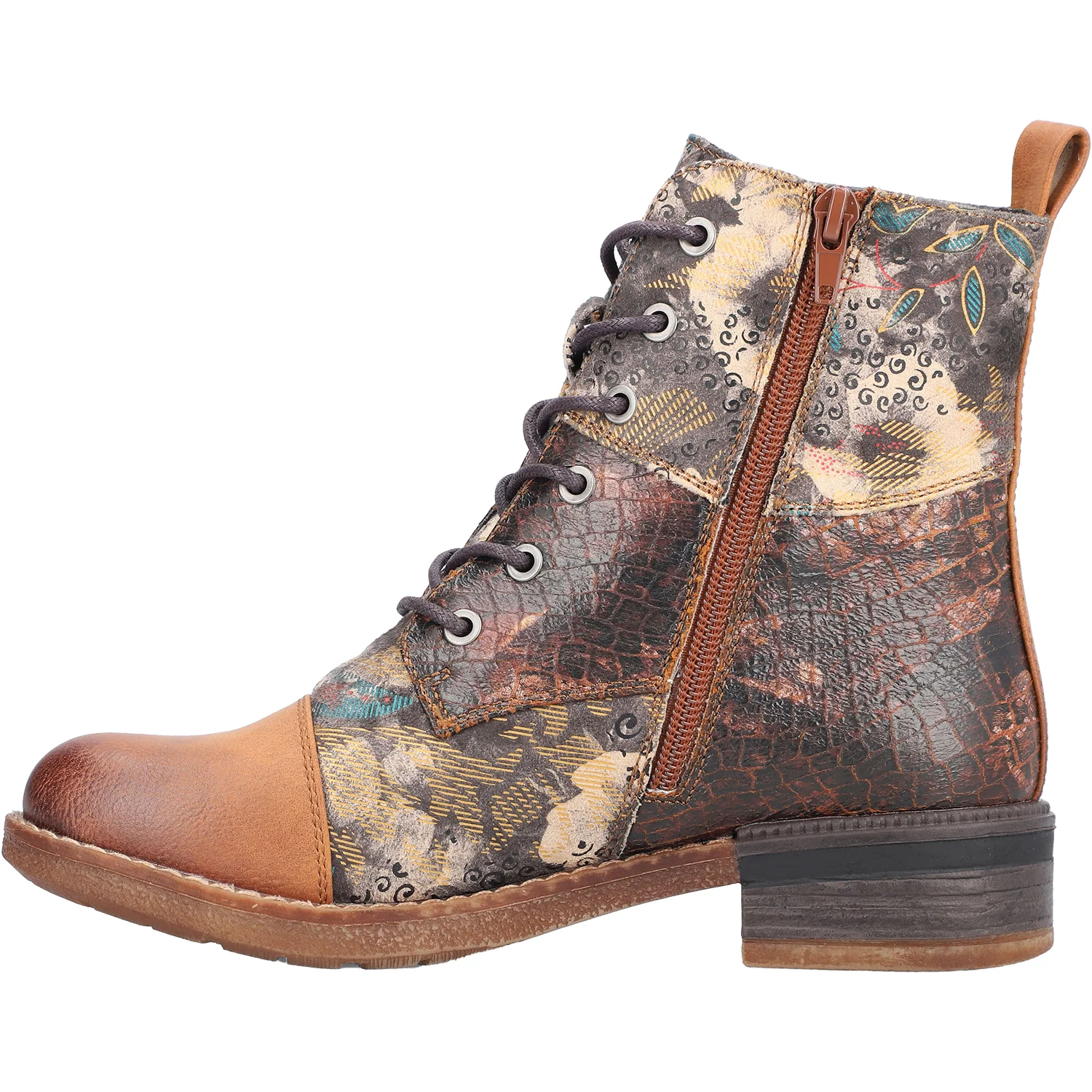 Rieker 94611-90 Women's Boots Nuss/Rauch-Multi Synthetic - Image 3