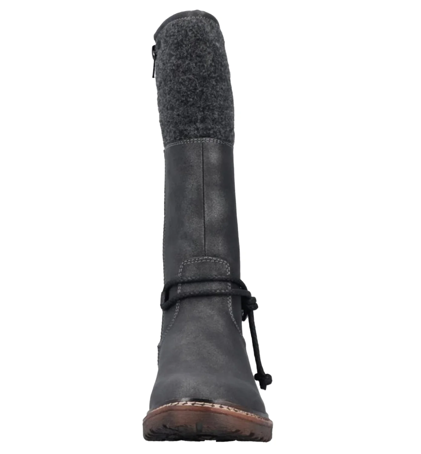 Rieker 94774-45 Dominika 74 Women's Ankle Boots Graphite/Anthrazit Synthetic - Image 6