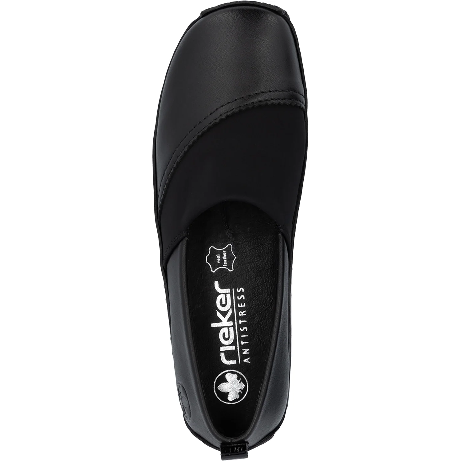 Rieker L1790-00 Stretch Women's Slip Ons Black - Image 2