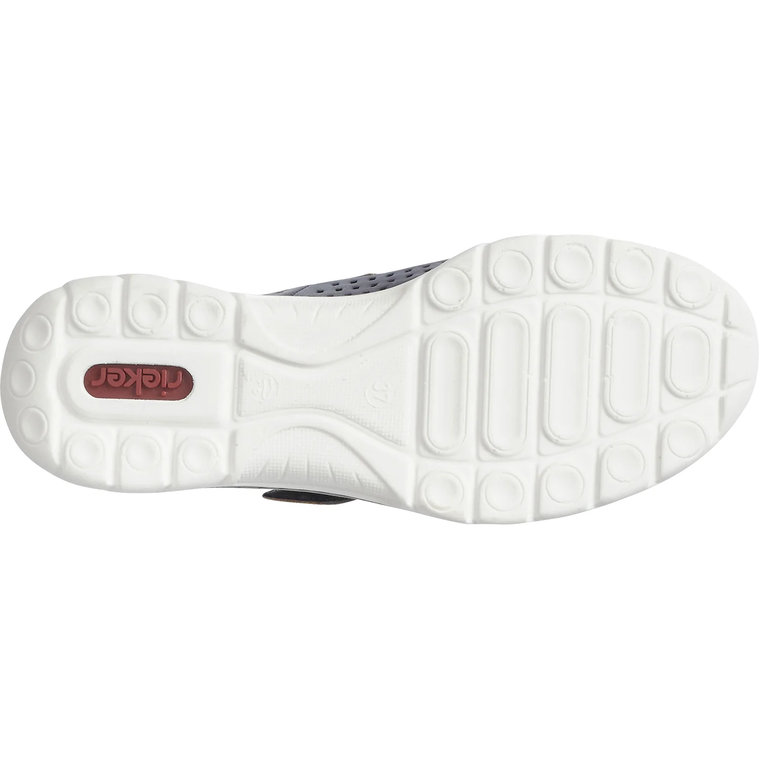 Rieker L32B5-42 Nikita B5 Women's Mart Jane Sneakers Steel/Jeans/Silver Synthetic - Image 4