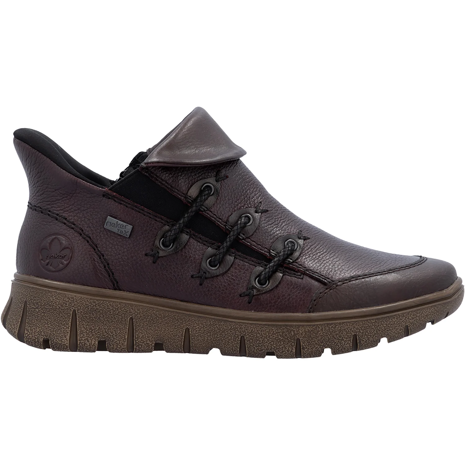 Rieker N1353-35 Women's Boots Havanna/Cerise/Antik Leather