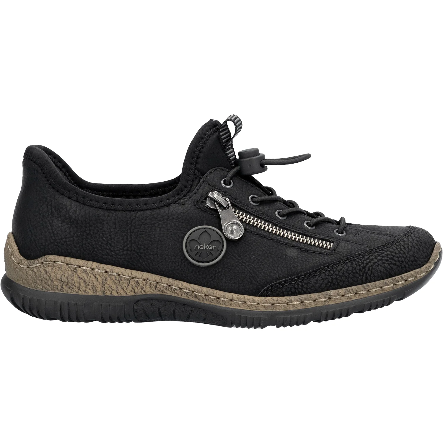 Rieker N3267-01 Women's Shoes Black/Black/Black Synthetic